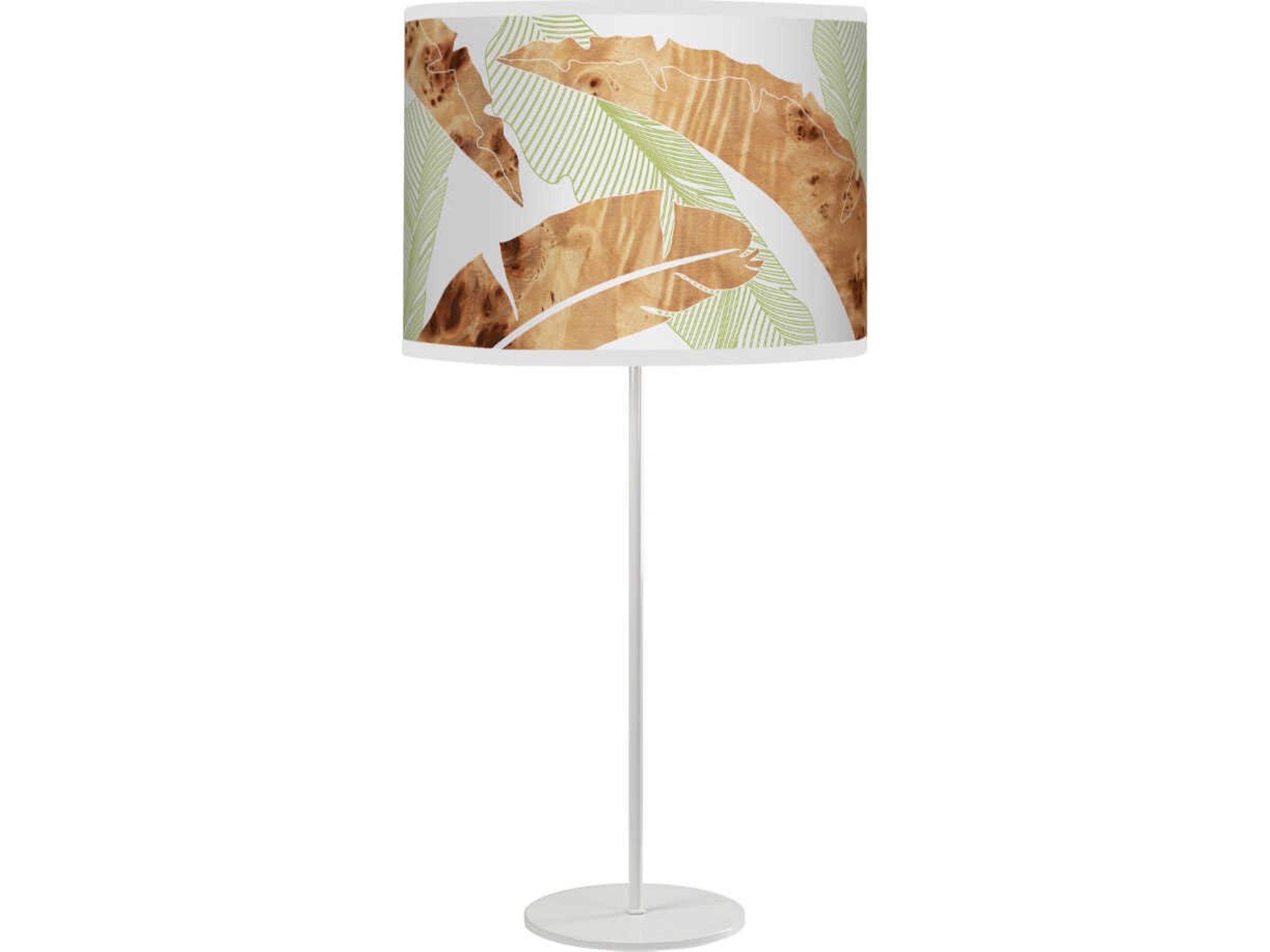 jefdesigns Banana Printed Tyler Green Table Lamp