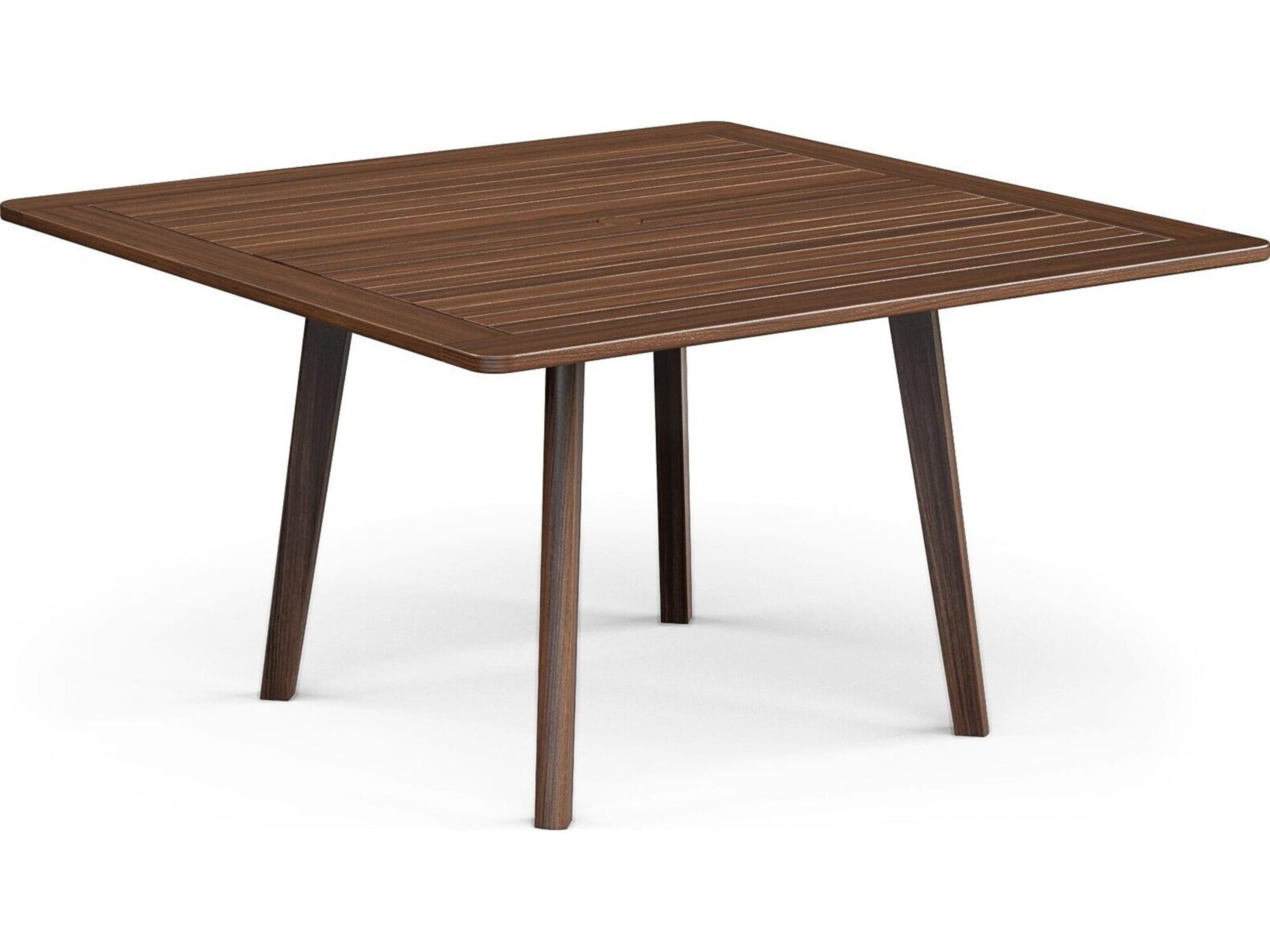 Jensen Outdoor Foundations IPE 53" Square Dining Table