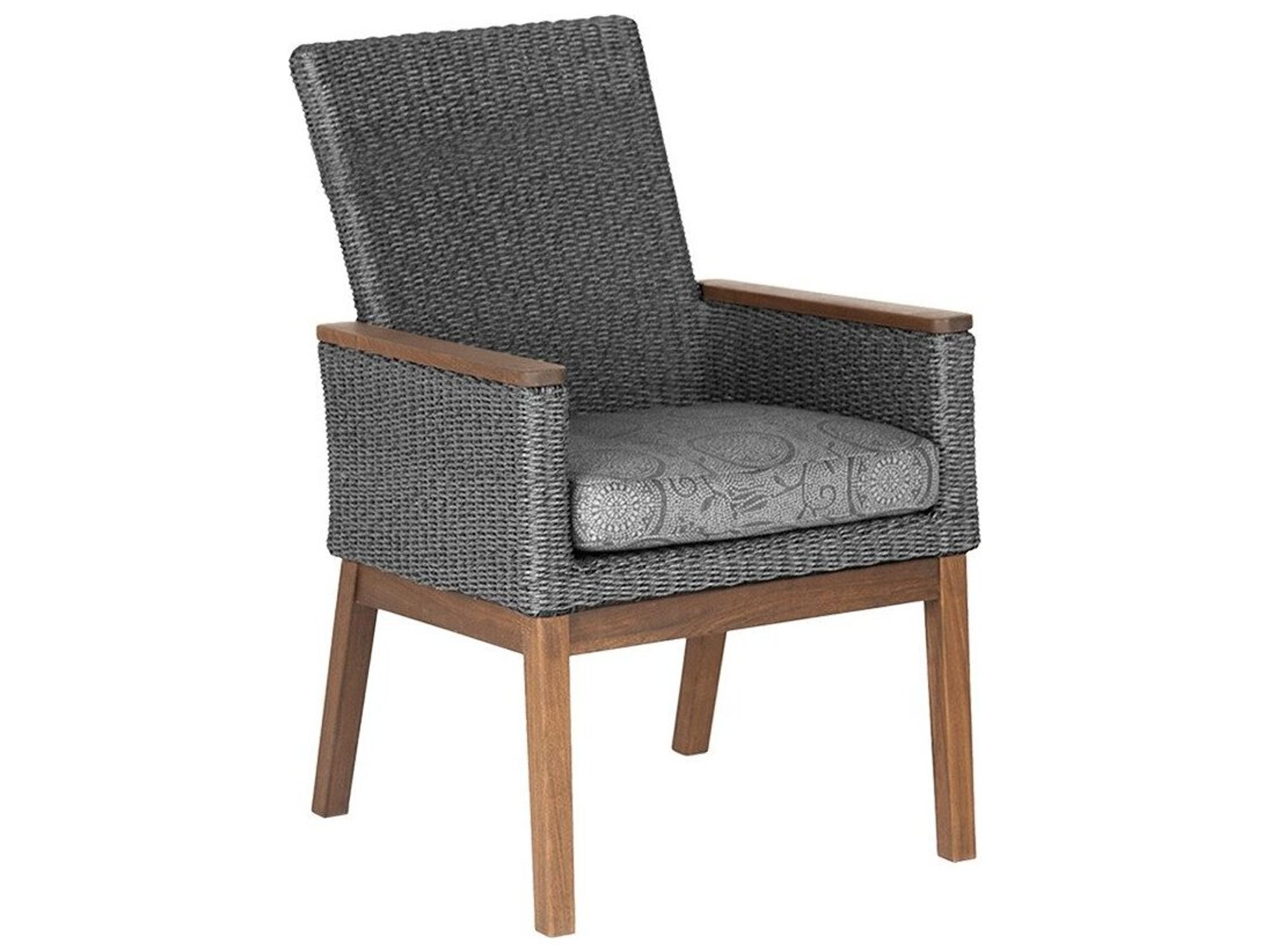Jensen Coral Arm Chair/Gray Replacement Cushions