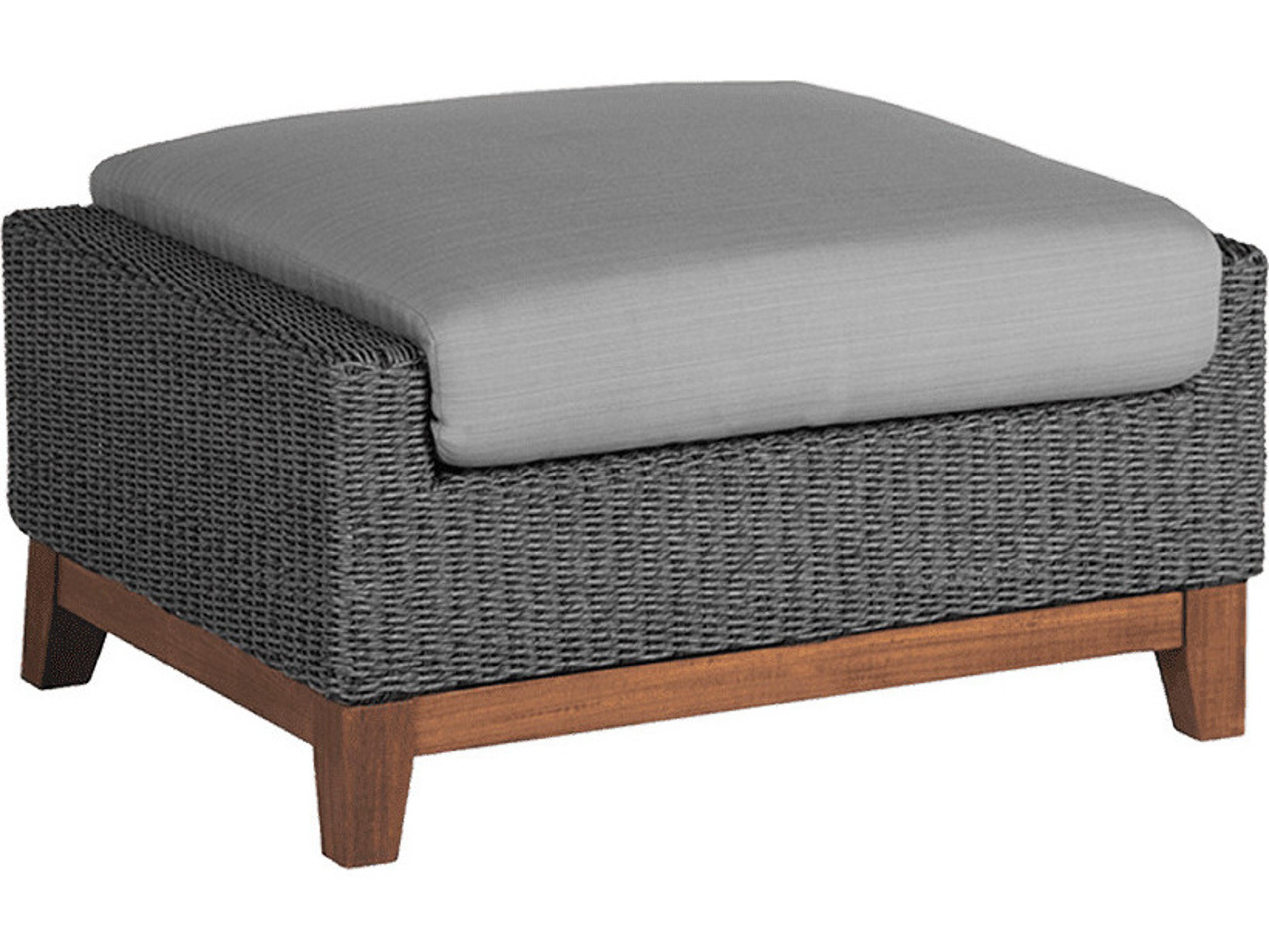 Jensen Coral Ottoman/Gray Replacement Cushions