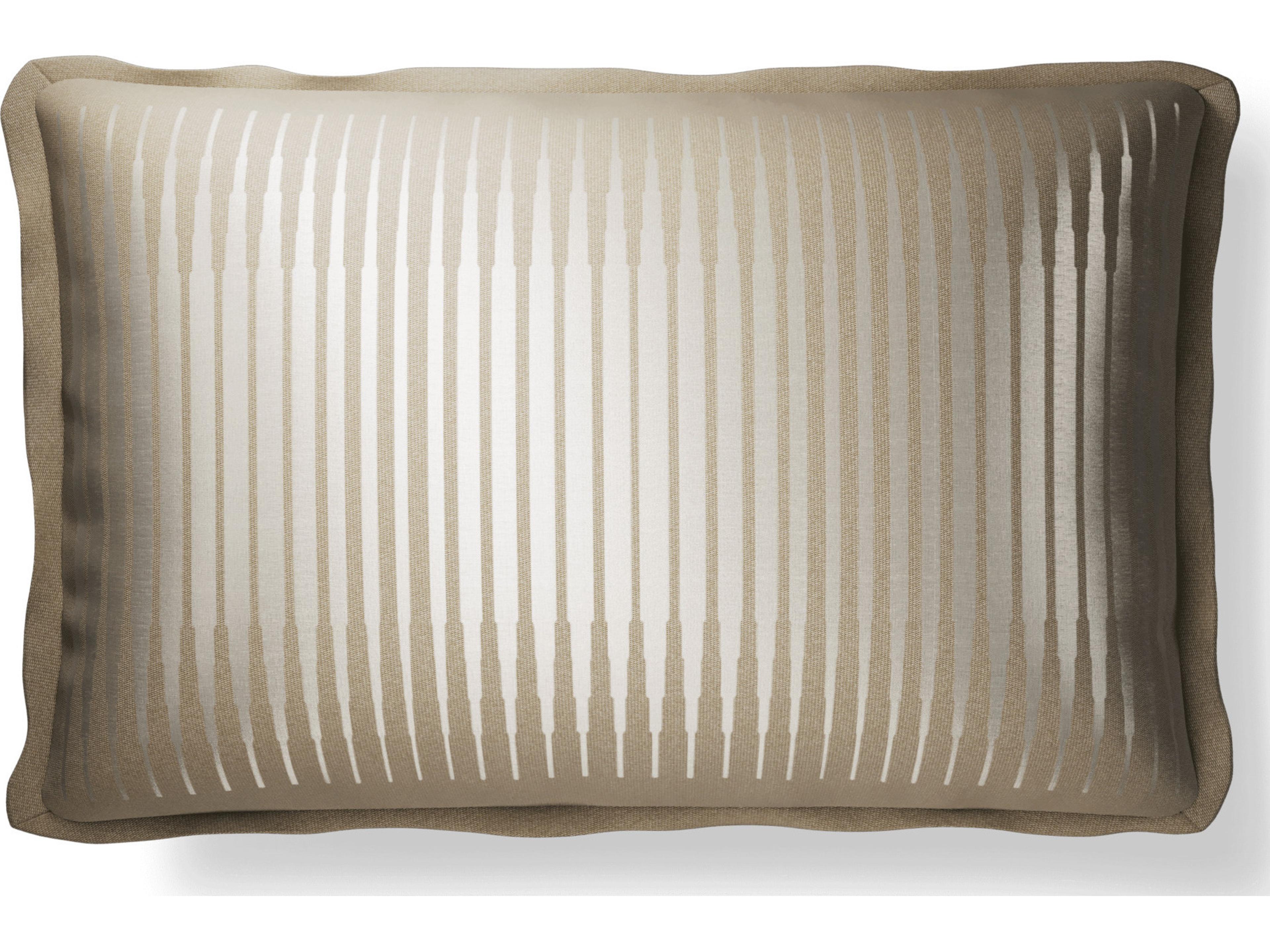 Jensen Outdoor Performance Plume Embroidery 14" x 22" Rhythm - Desert/Ivory