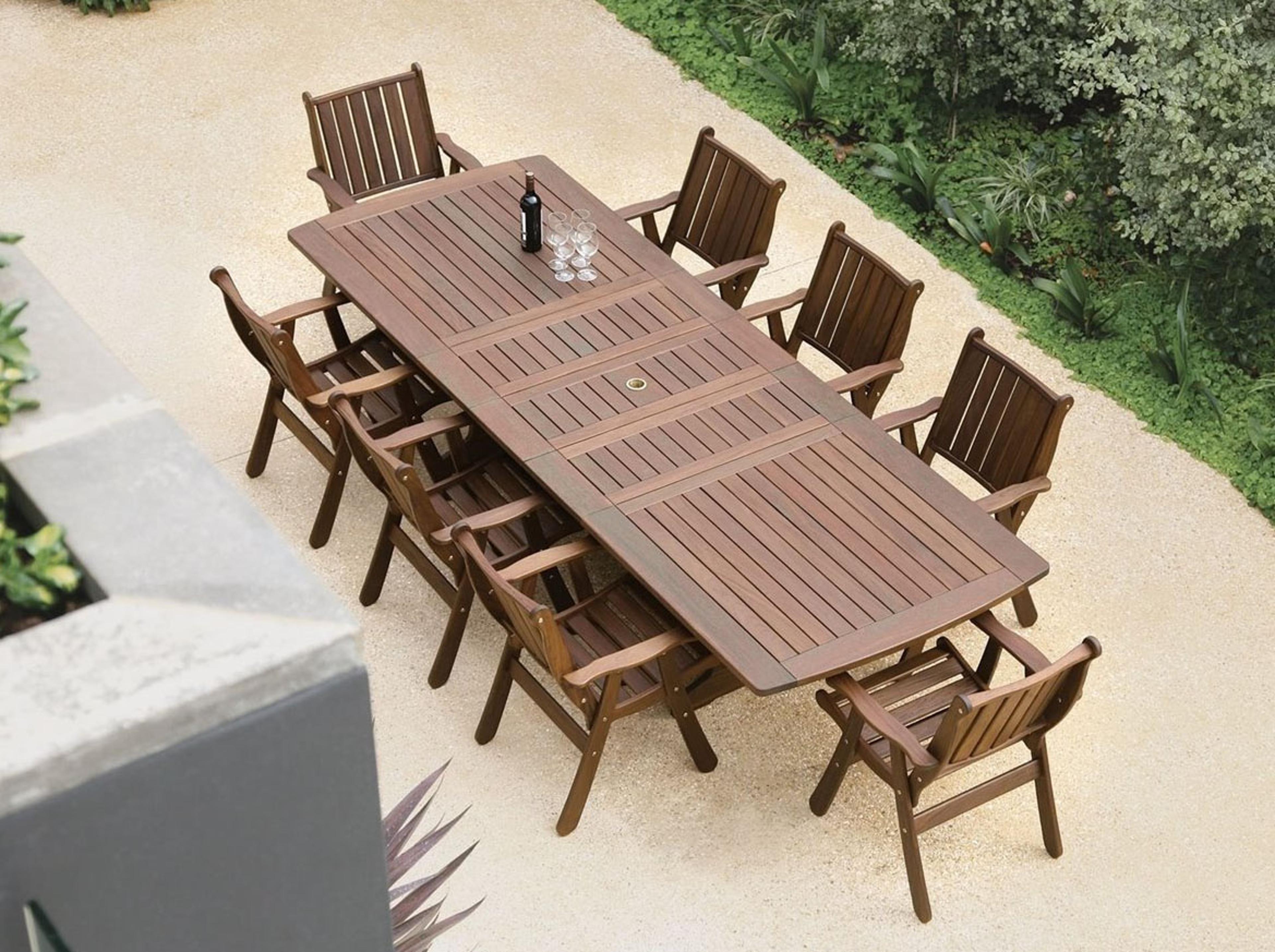 Jensen Outdoor Heritage Teak Dining Set