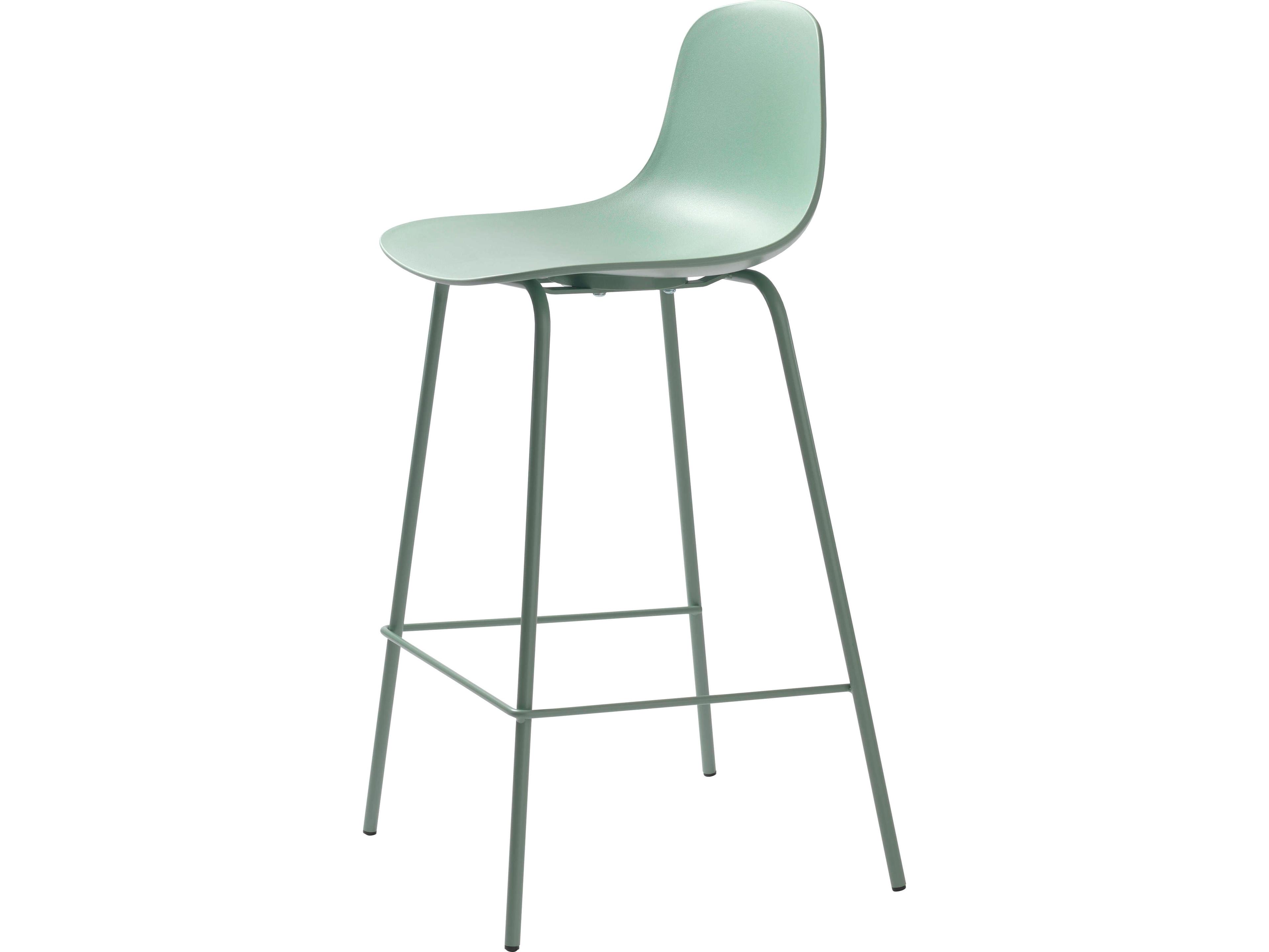 Unique Furniture Chairs Mint Green Counter Stool Set of 2