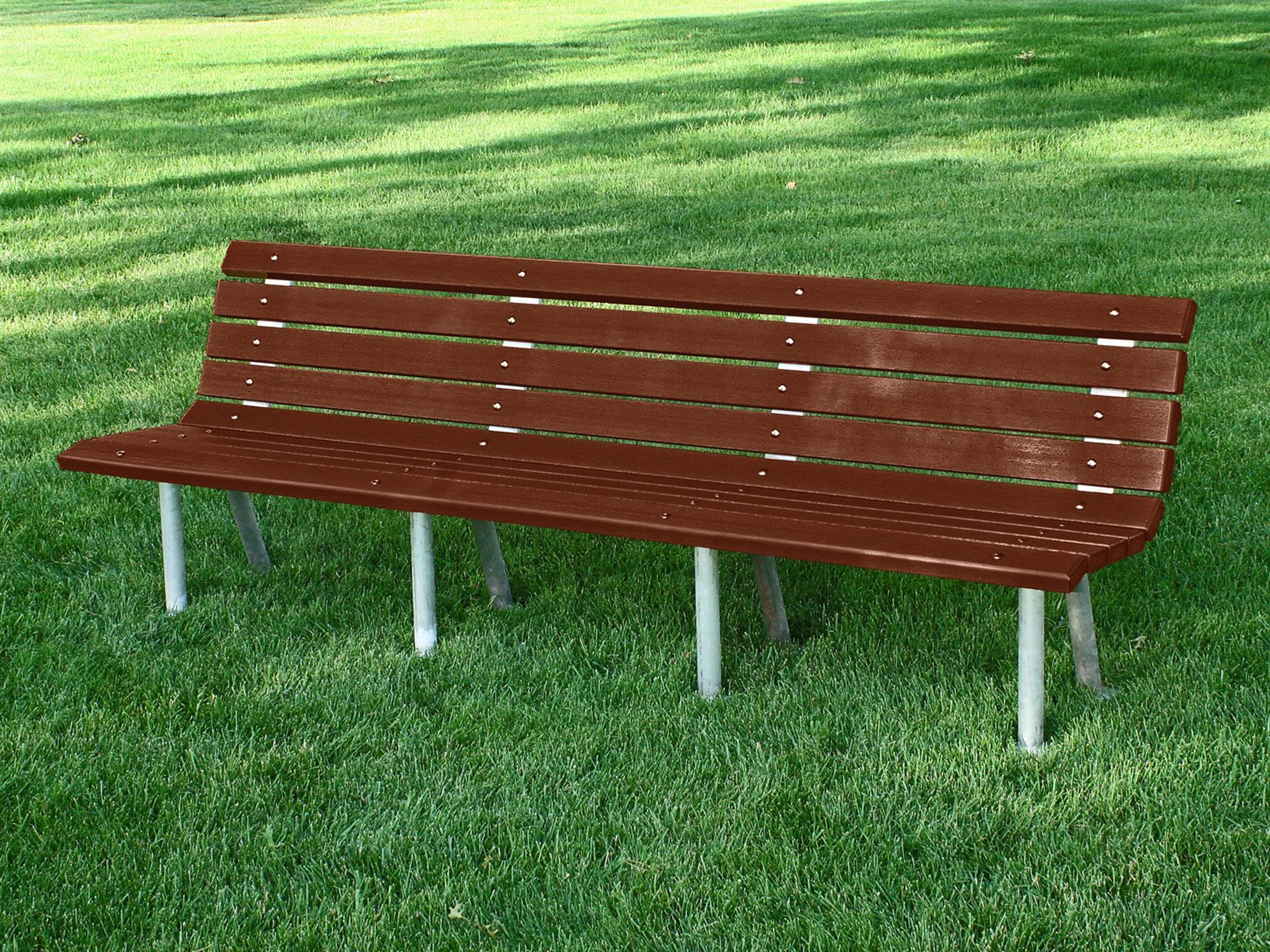 Frog Furnishings Saint Pete Aluminum 8 ft. Patio Bench