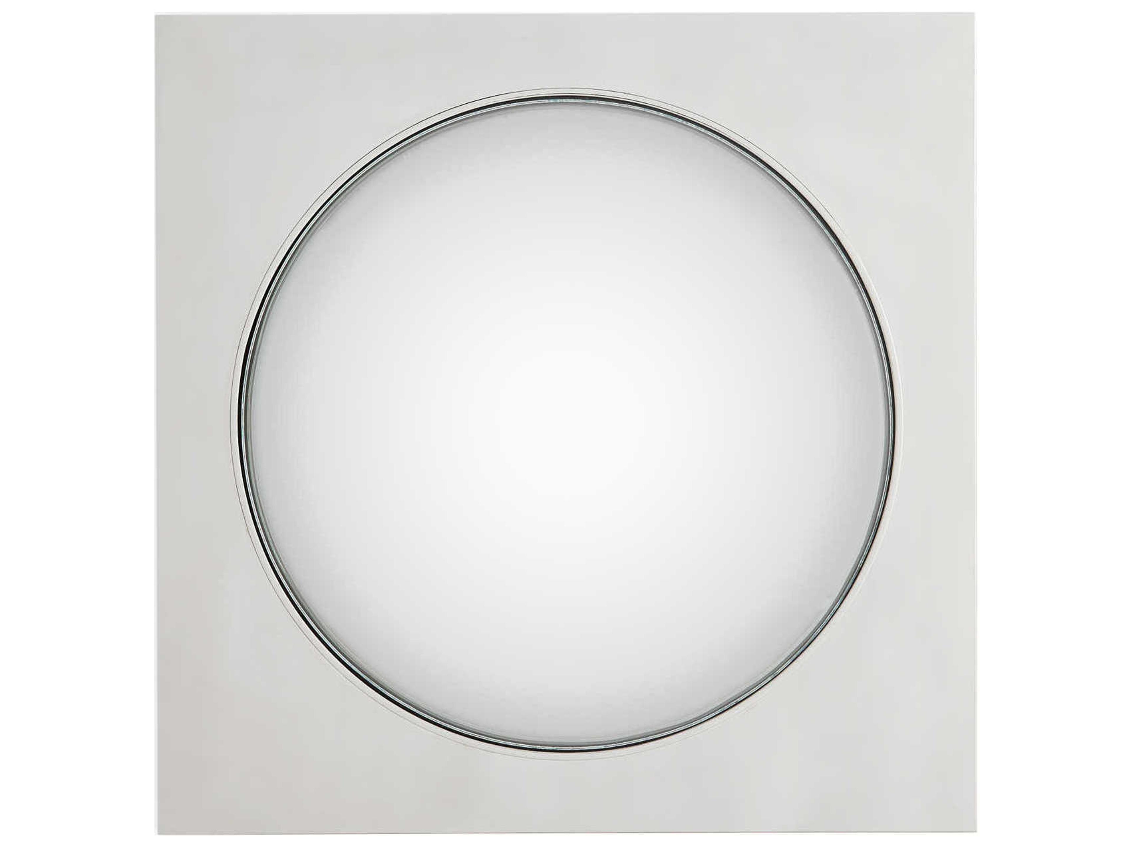 Jonathan Adler Globo Nickel Square Wall Mirror