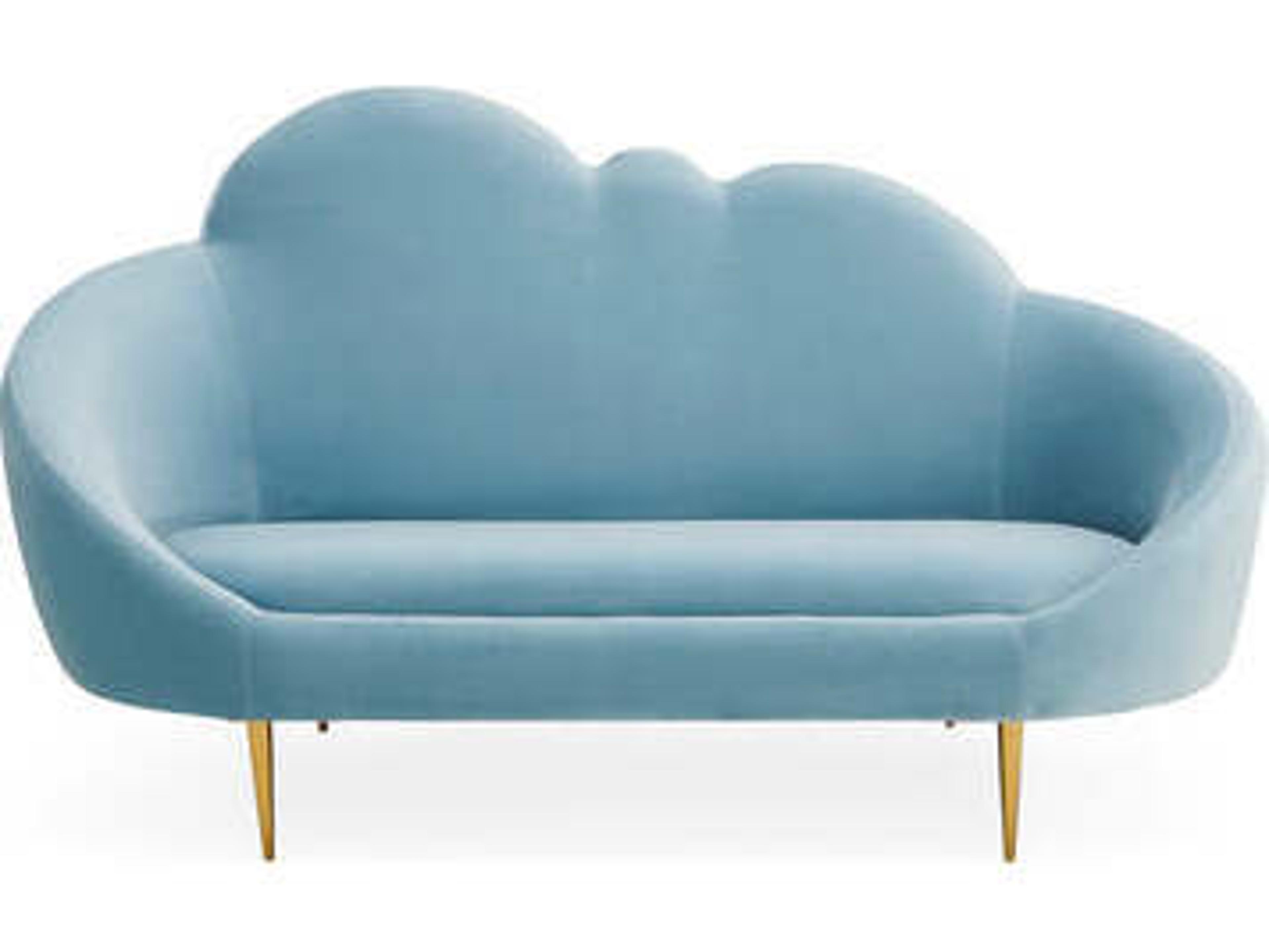 Jonathan Adler Ether White Upholstered Sofa