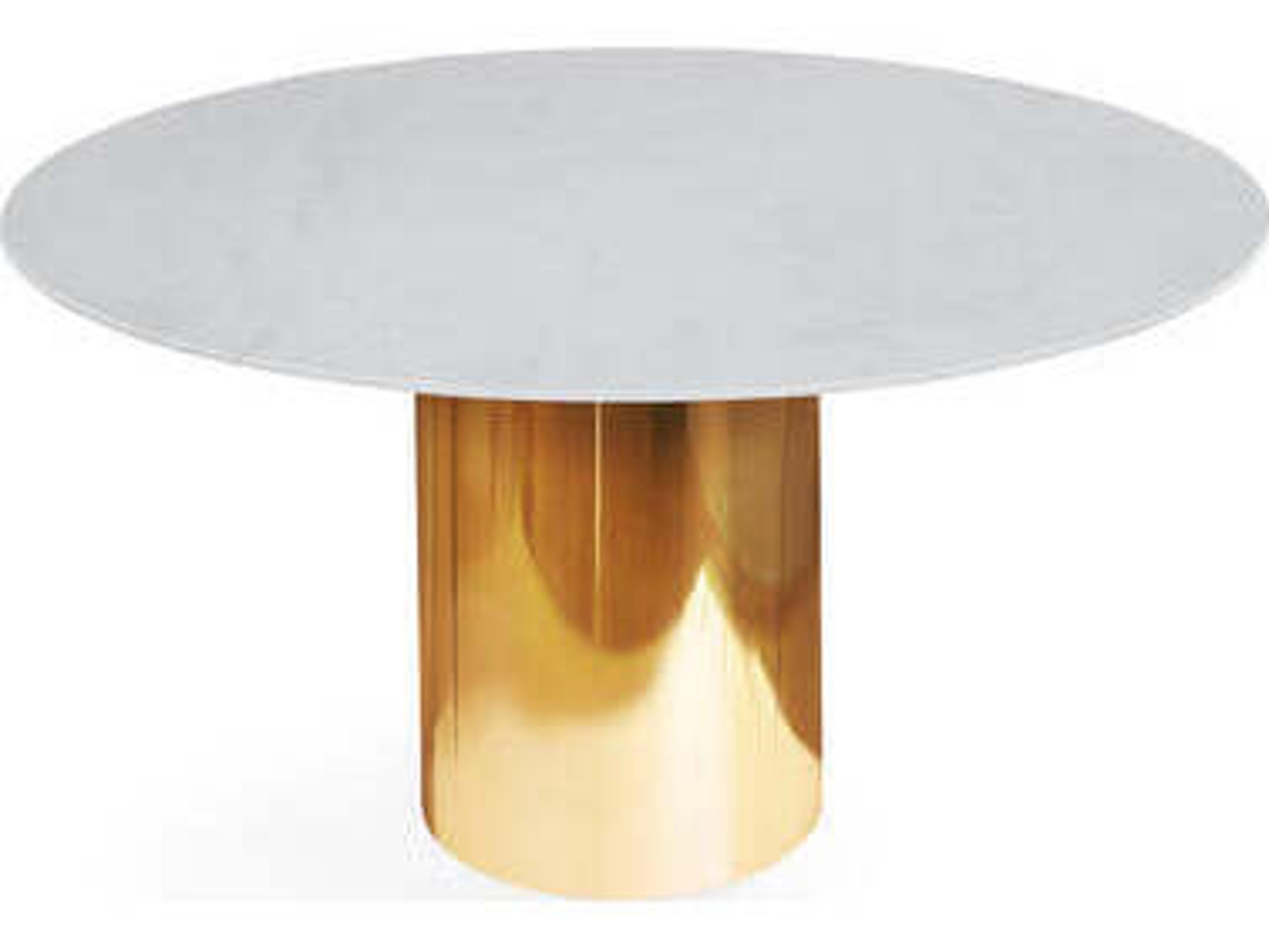 Jonathan Adler Alphaville Round Marble Dining Table