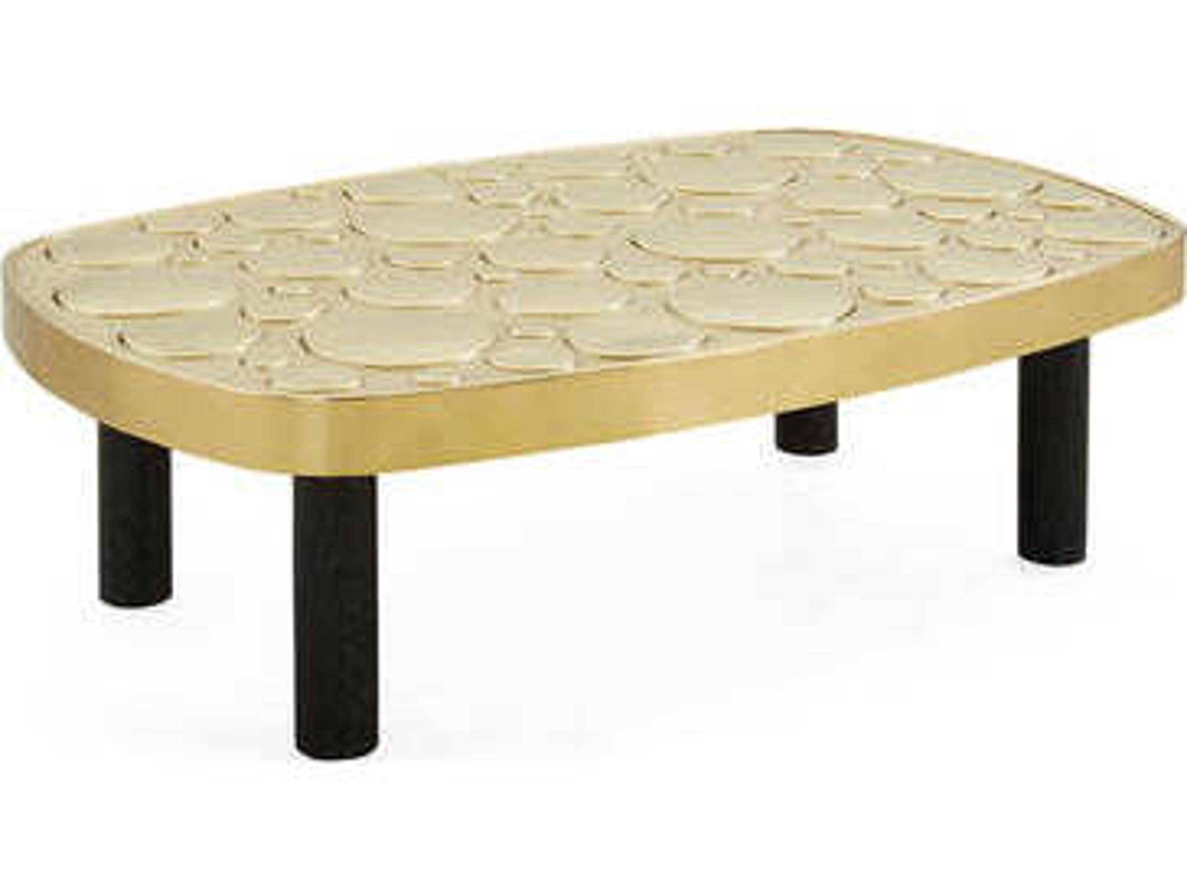 Jonathan Adler Reform Oval Metal Coffee Table
