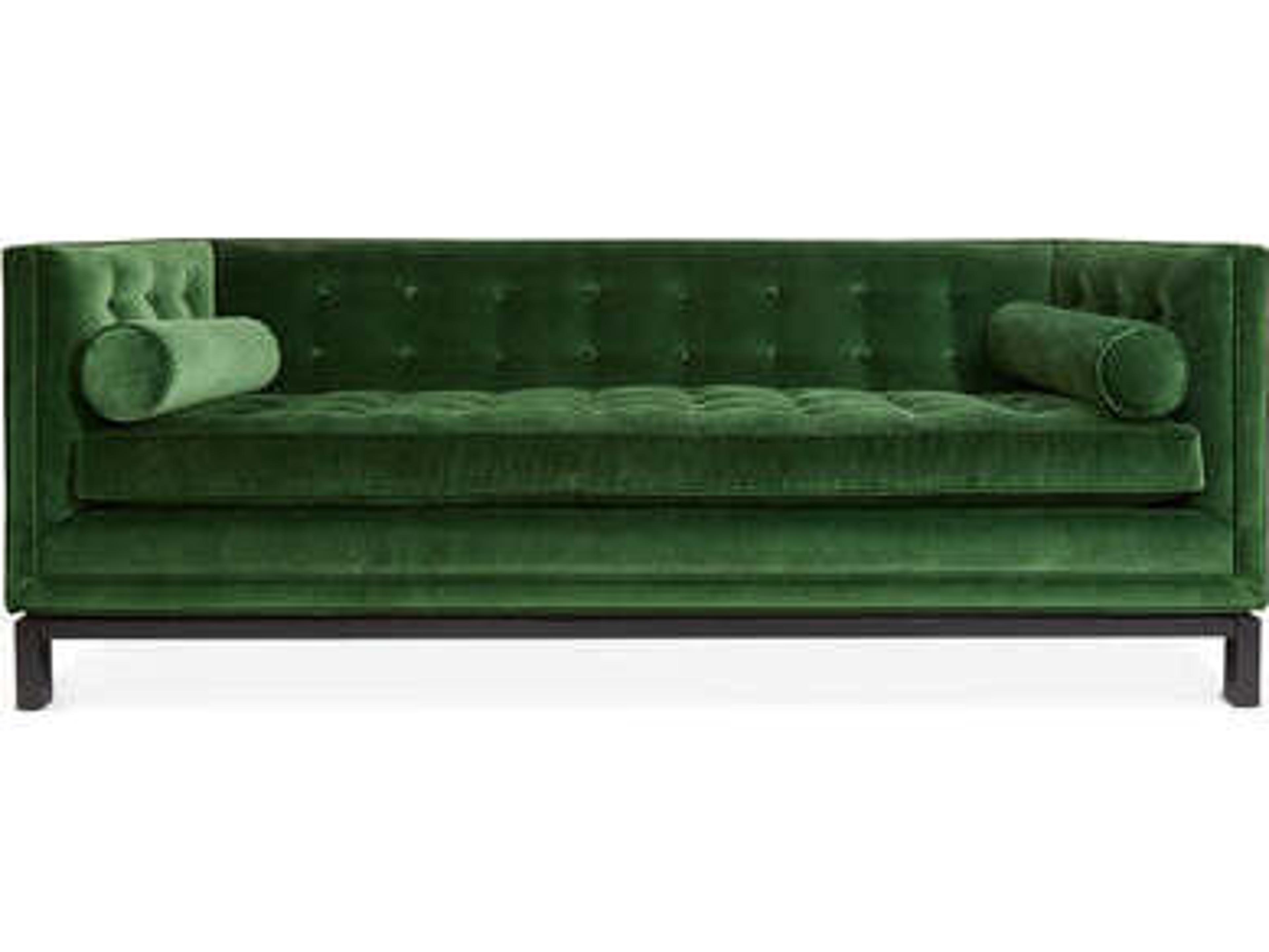 Jonathan Adler Lampert Green Upholstered Sofa