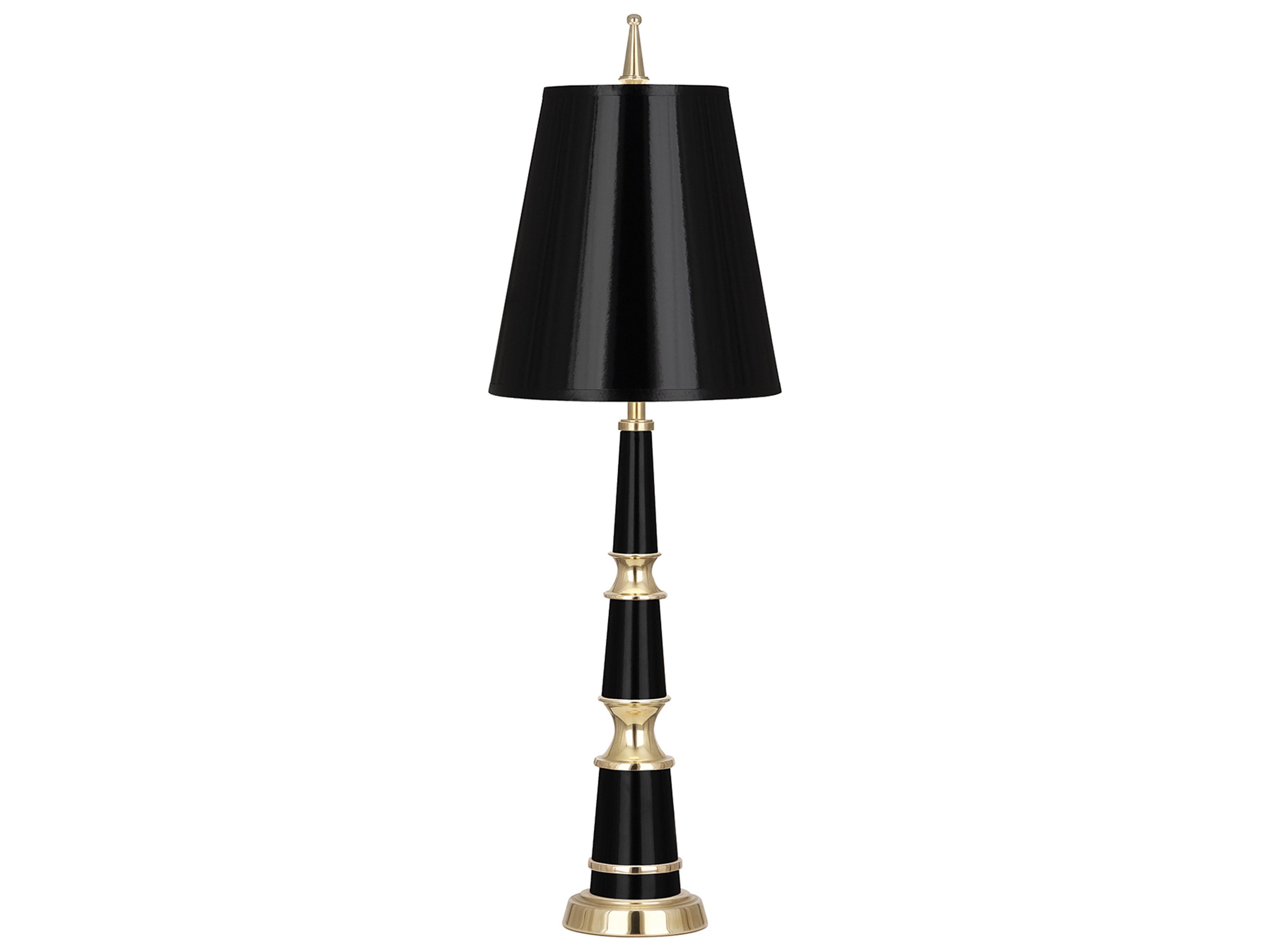 Jonathan Adler Versailles Black brass Gold Buffet Lamp