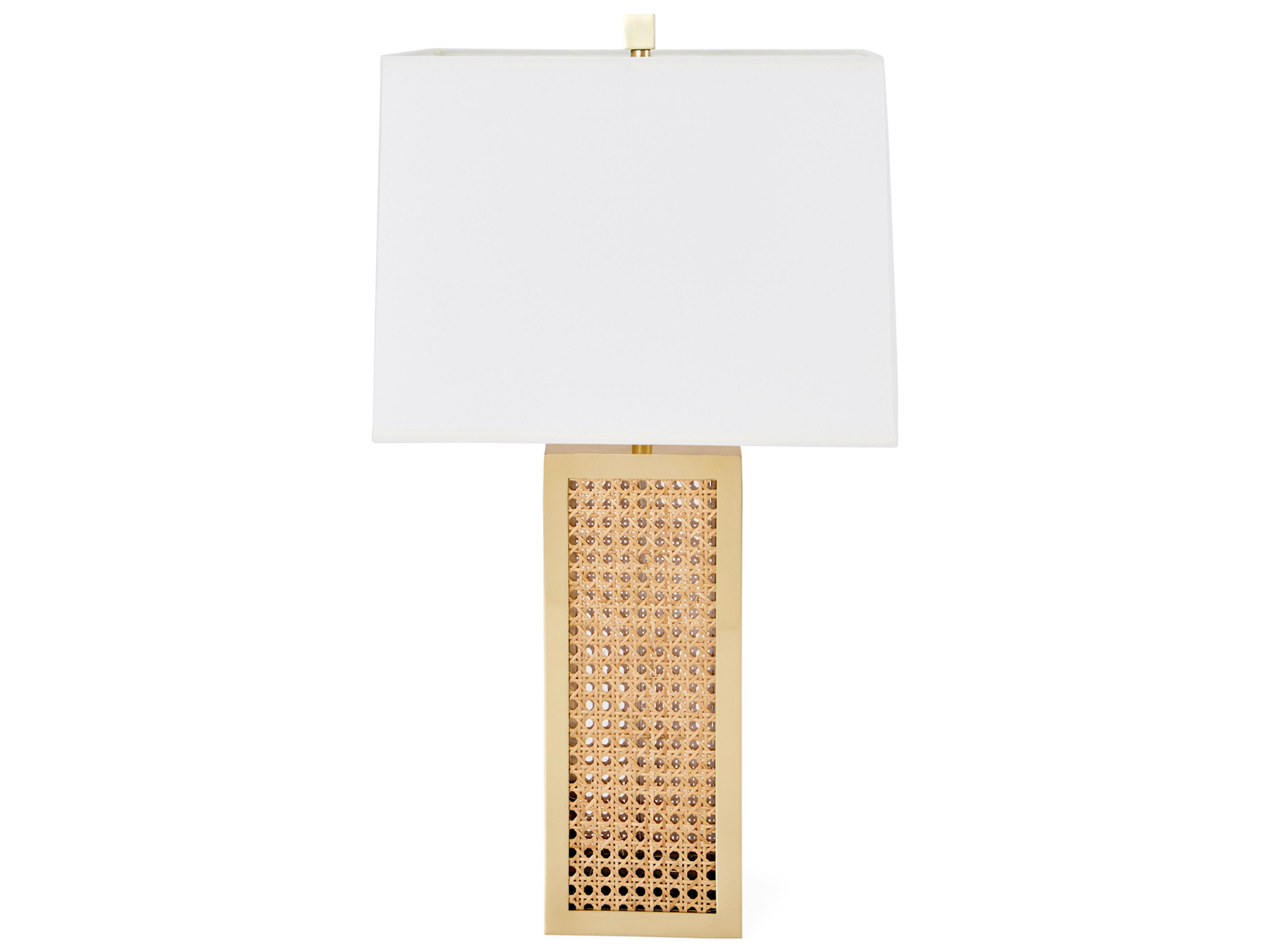 Jonathan Adler Bellport Brass Table Lamp