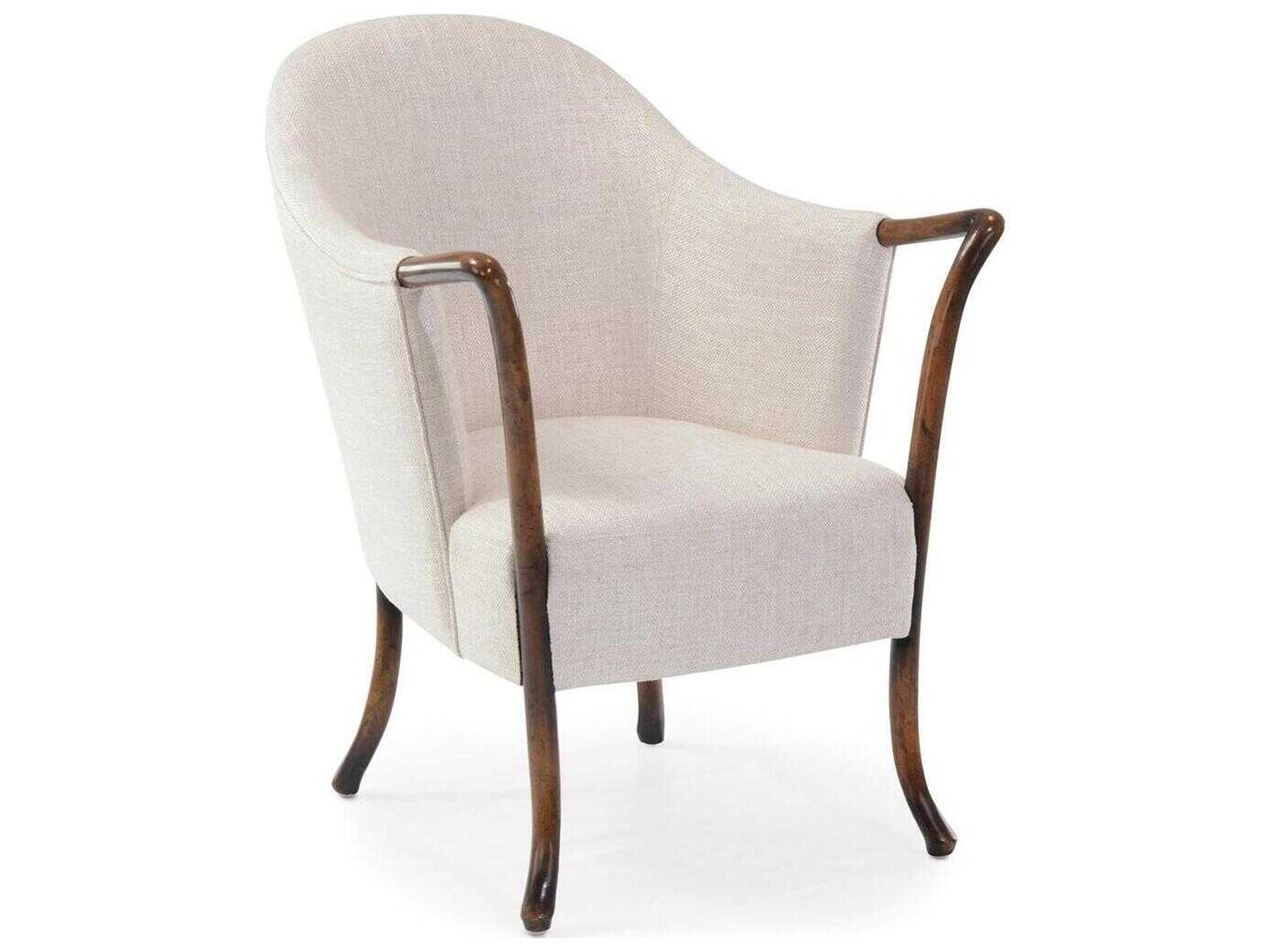 John Richard Lakewood Brown Fabric Accent Chair