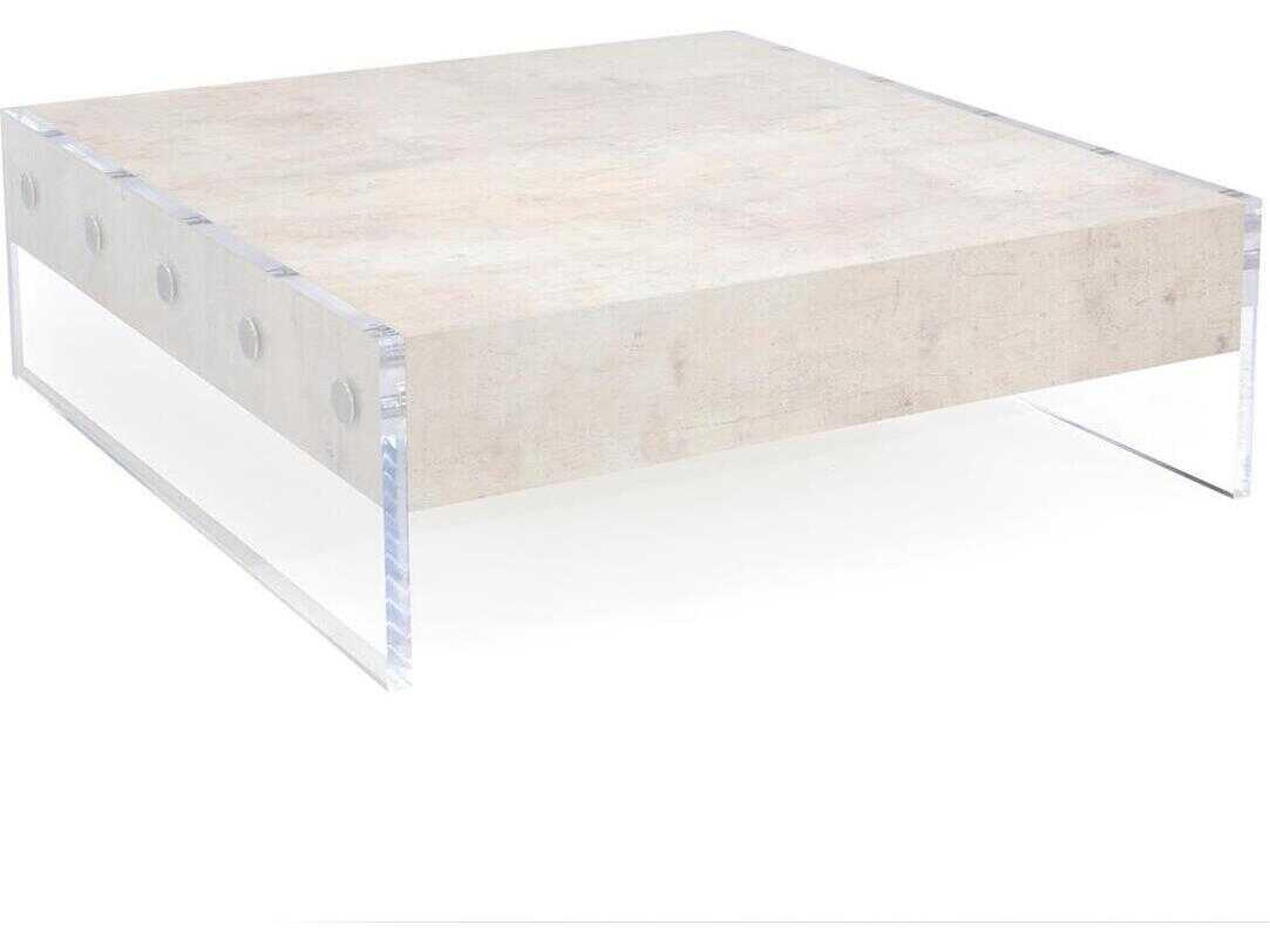 John Richard Mark McDowell Besson Square White Coffee Table