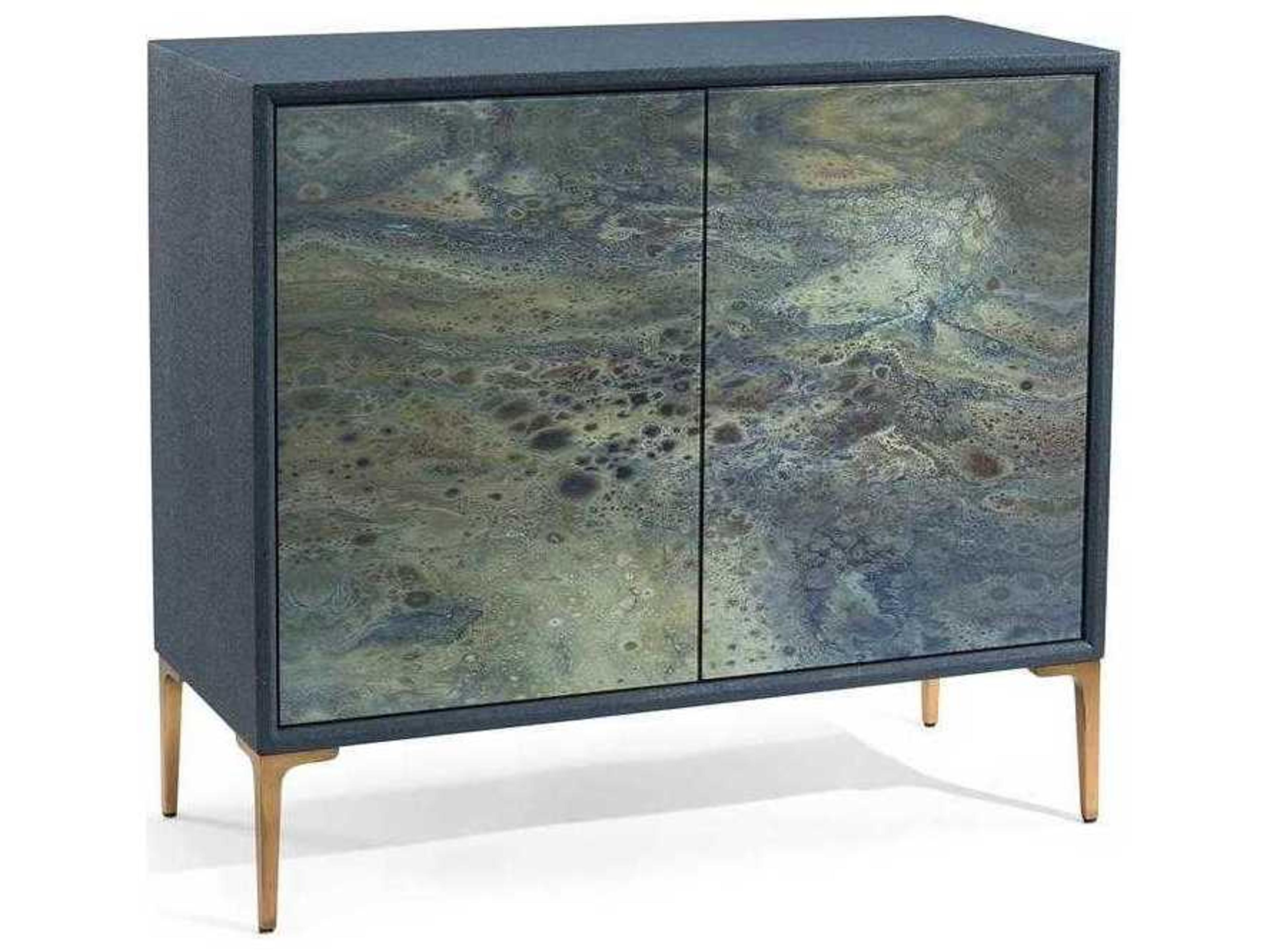 John Richard Pavo Shaye Rawson 42" Indigo Batik Sideboard