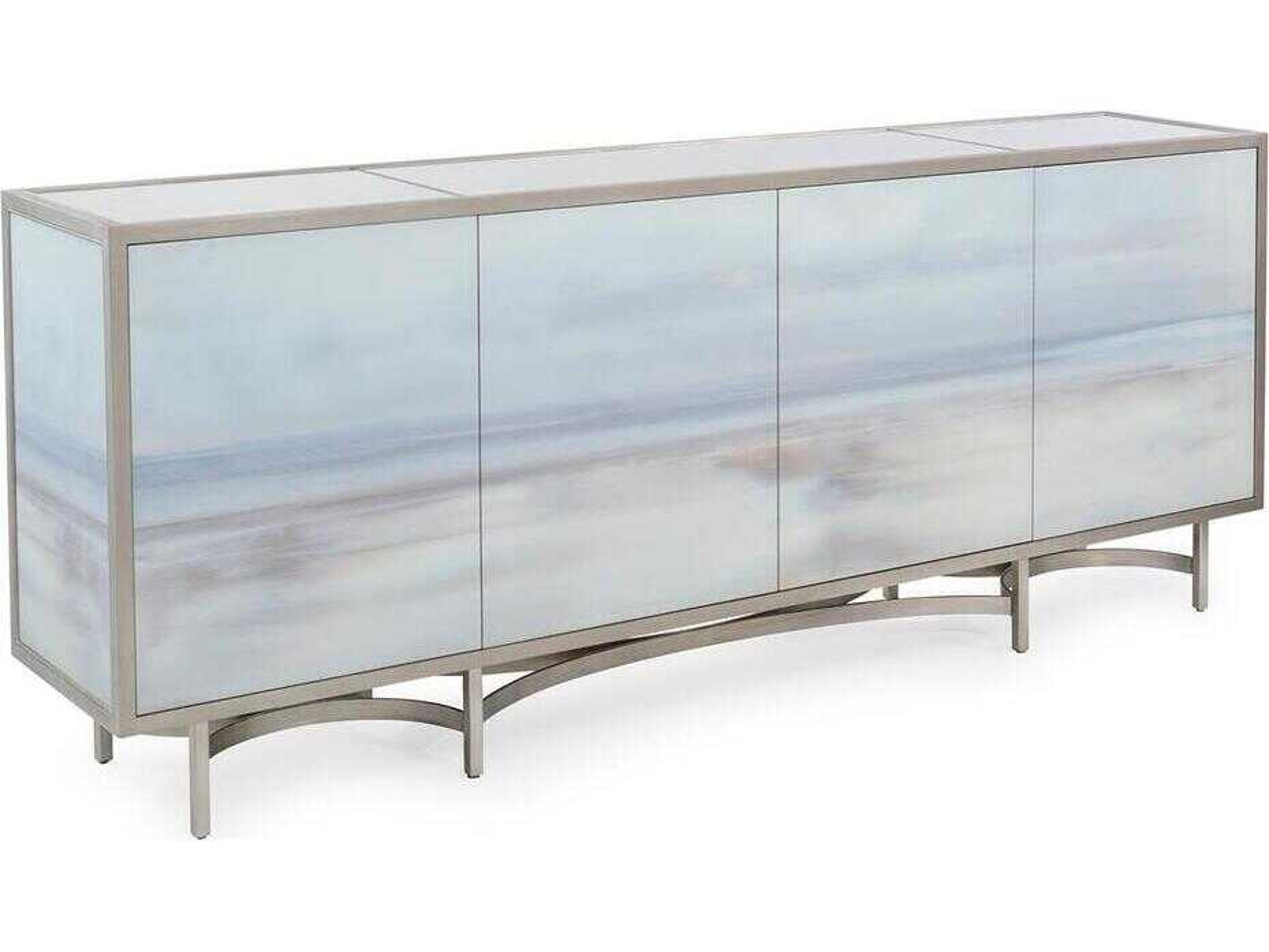 John Richard Carol Benson-Cobb Simpatico 94" Beech Wood Ivory Sideboard