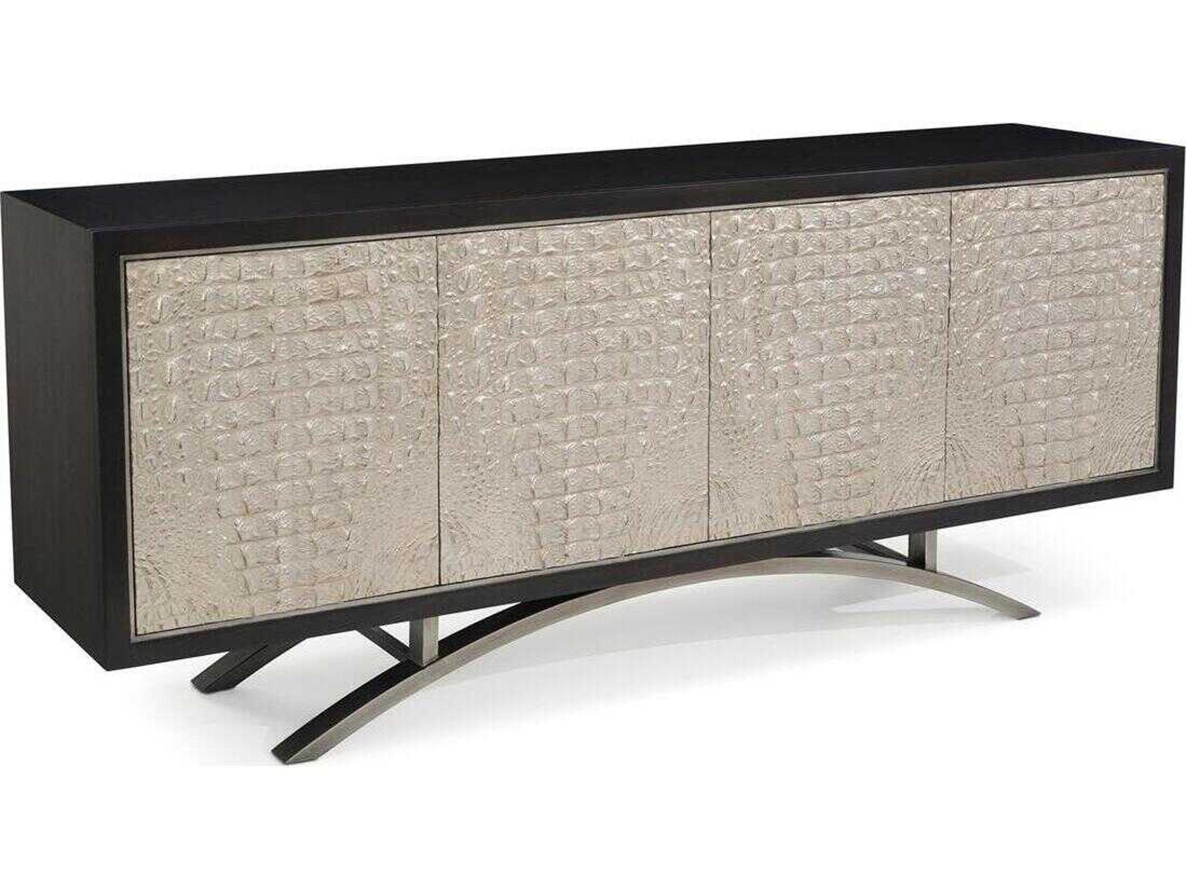 John Richard Mark McDowell Miri 76" Beech Wood Chalked Sorano Brown Credenza Sideboard