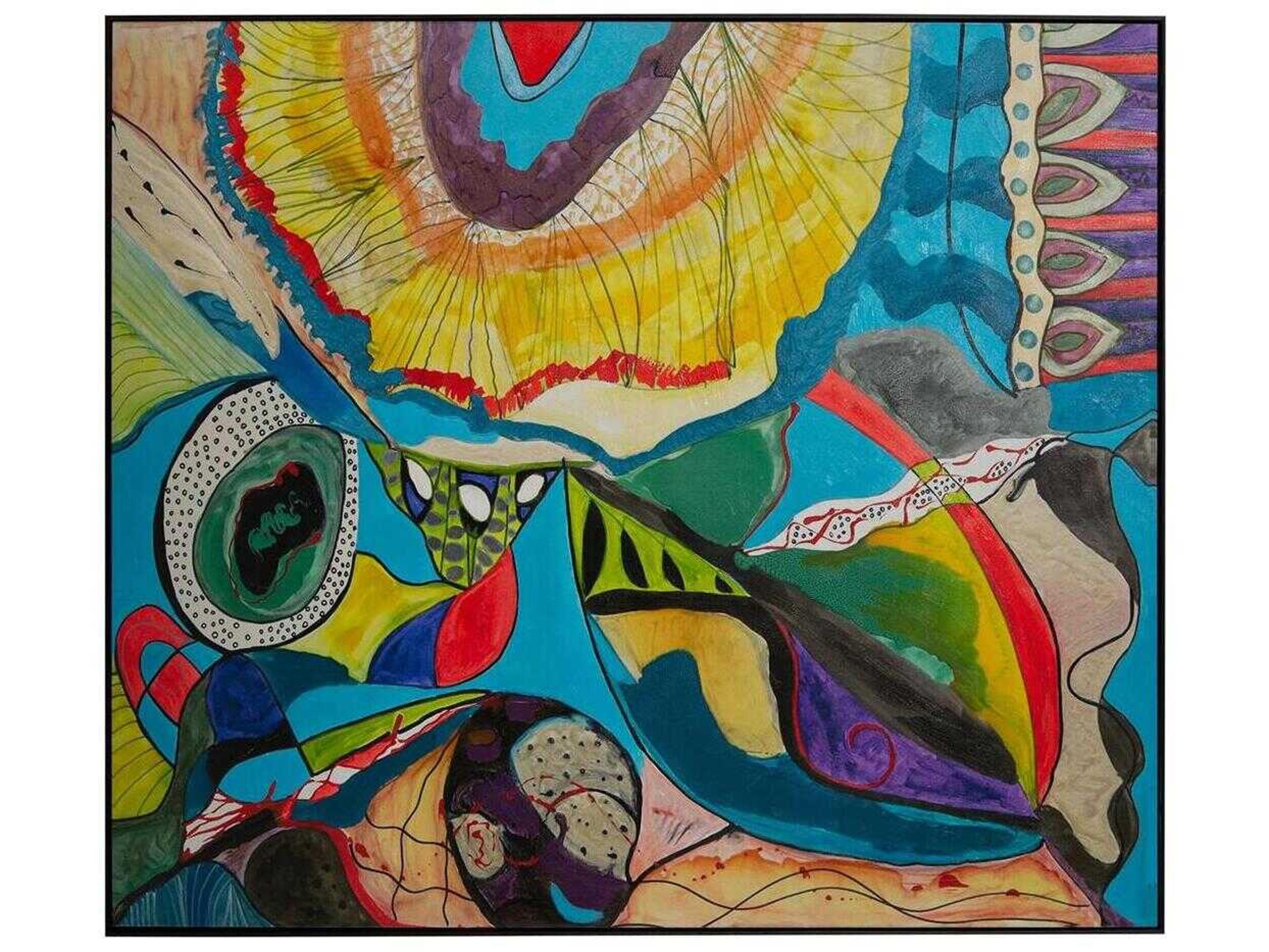 John Richard Amy Reshefsky's Under Water Canvas Wall Art