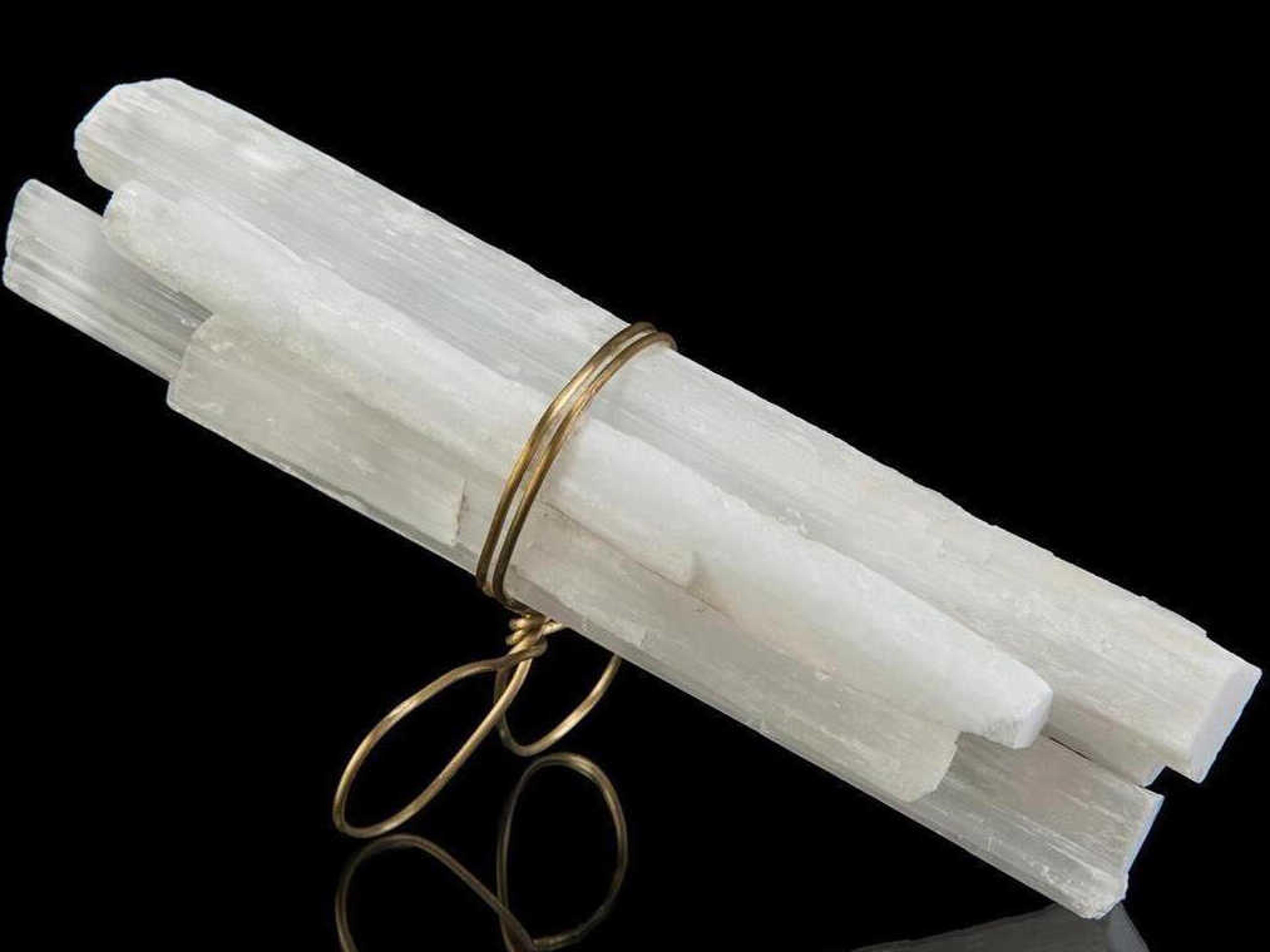 John Richard Selenite Bundled Decorative Accent