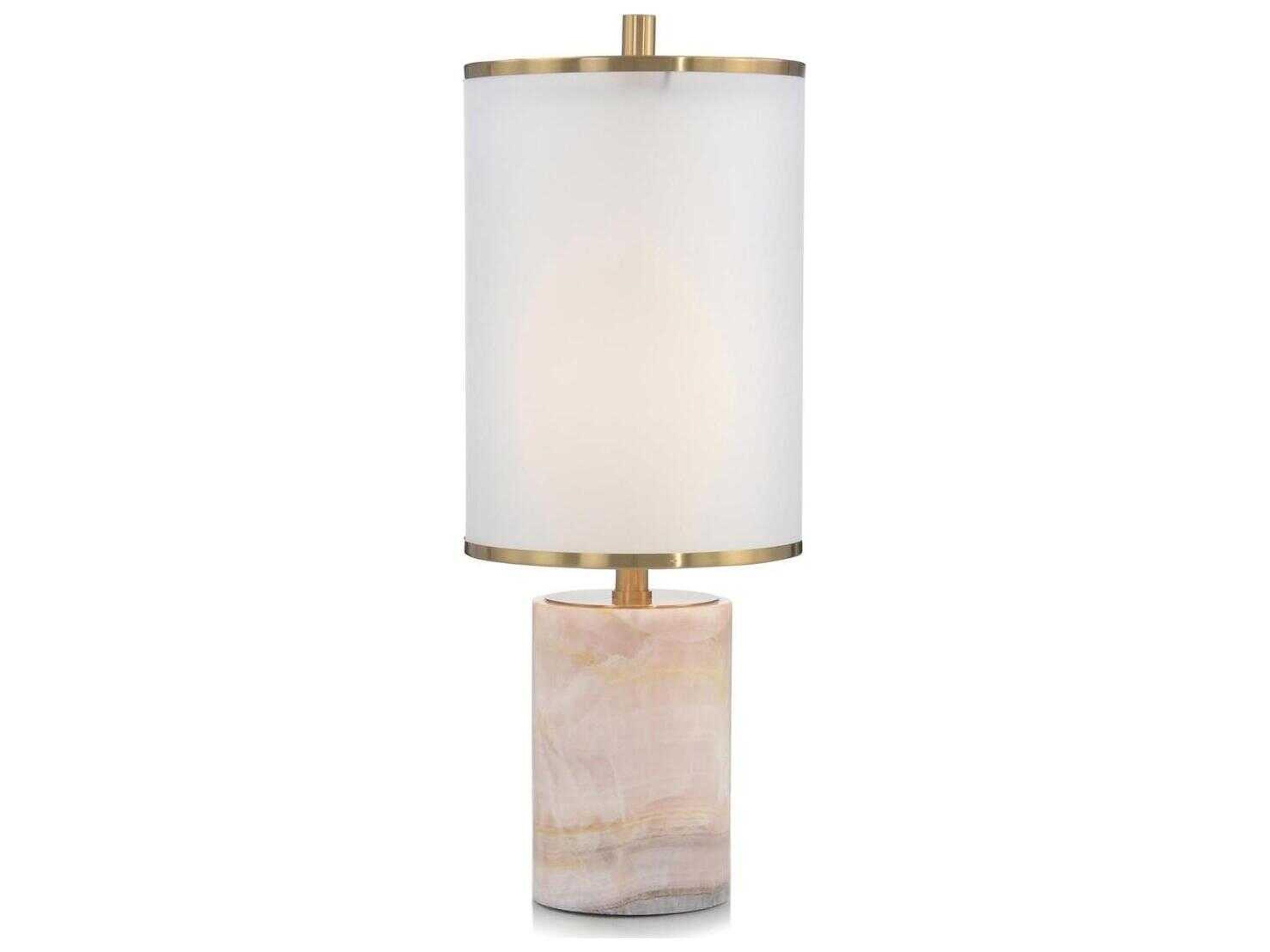 John Richard Mark McDowell Rose Stone Pink Buffet Lamp