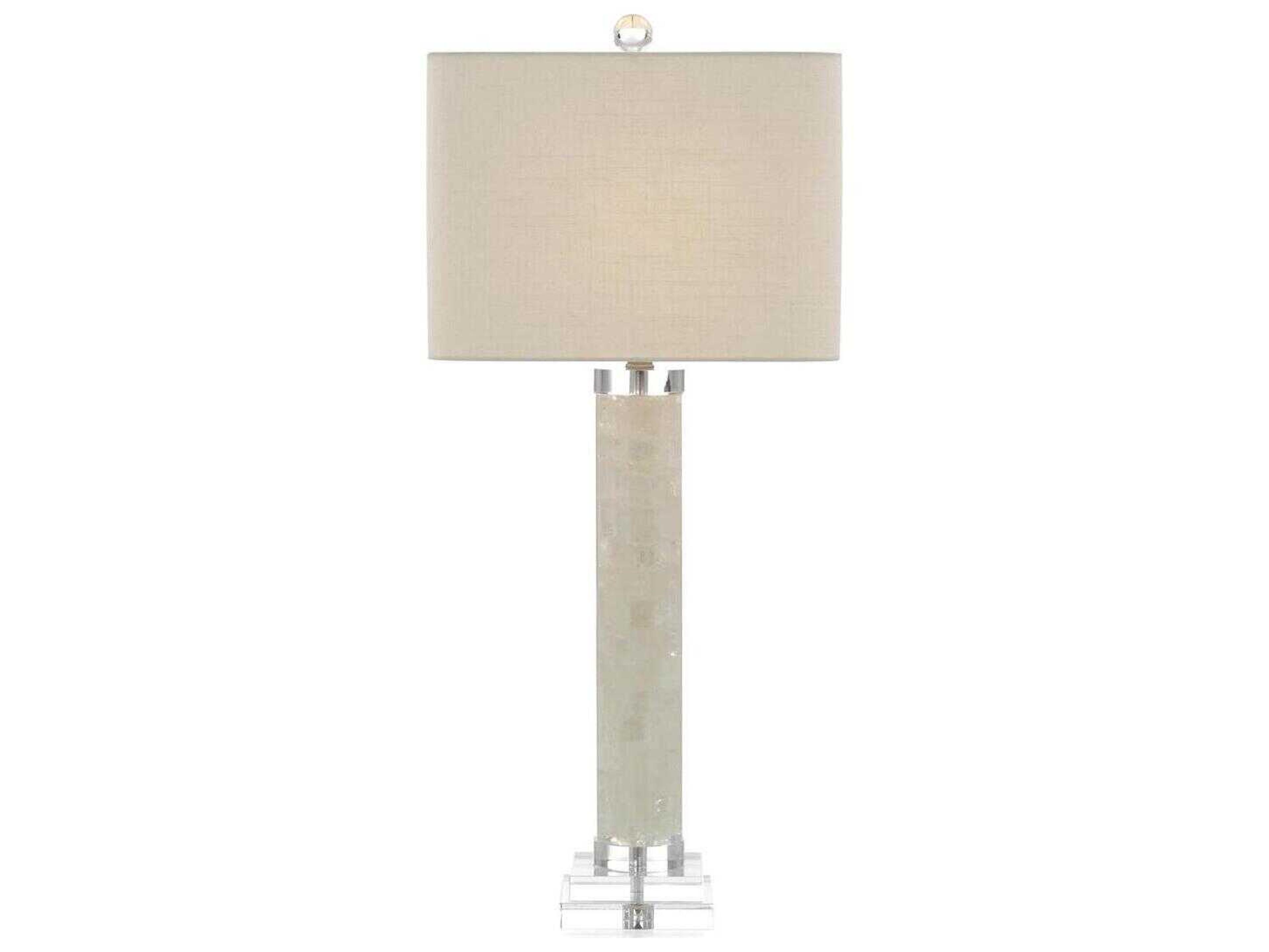 John Richard Margaret Fisher White Buffet Lamp