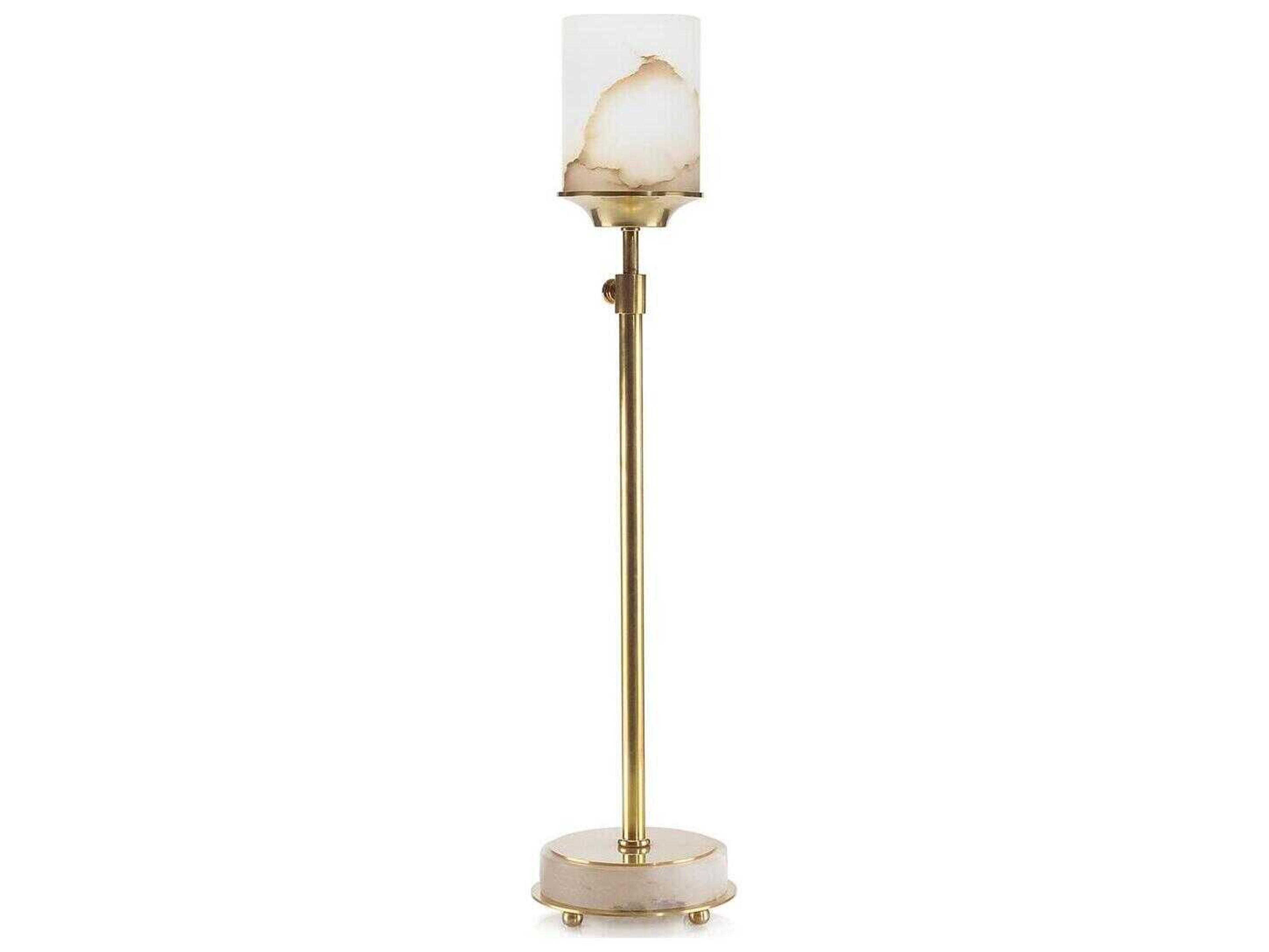 John Richard Honey Brass Buffet Lamp
