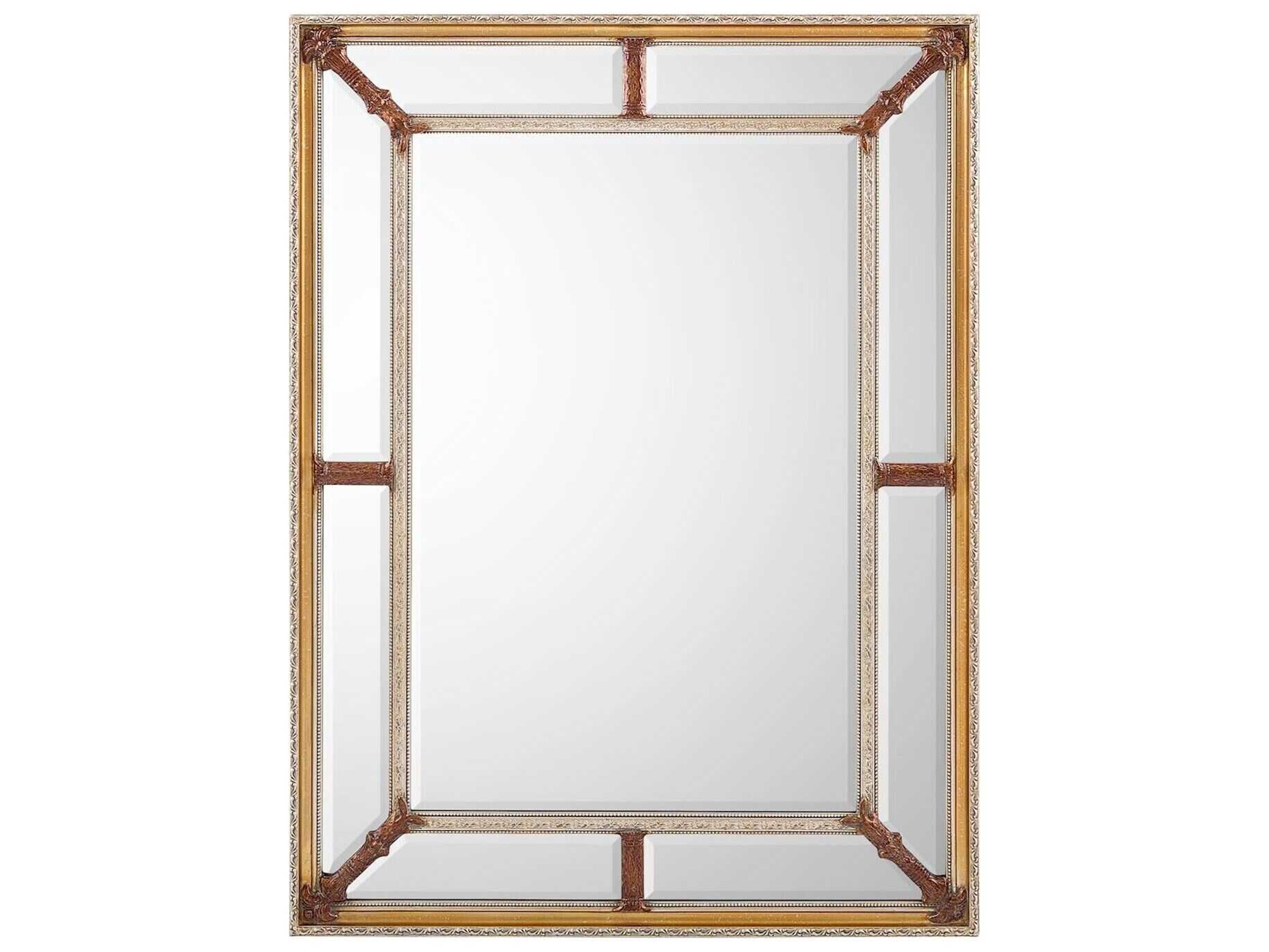 John Richard Beveled Center with Mirrors Surrounding Wall Mirror