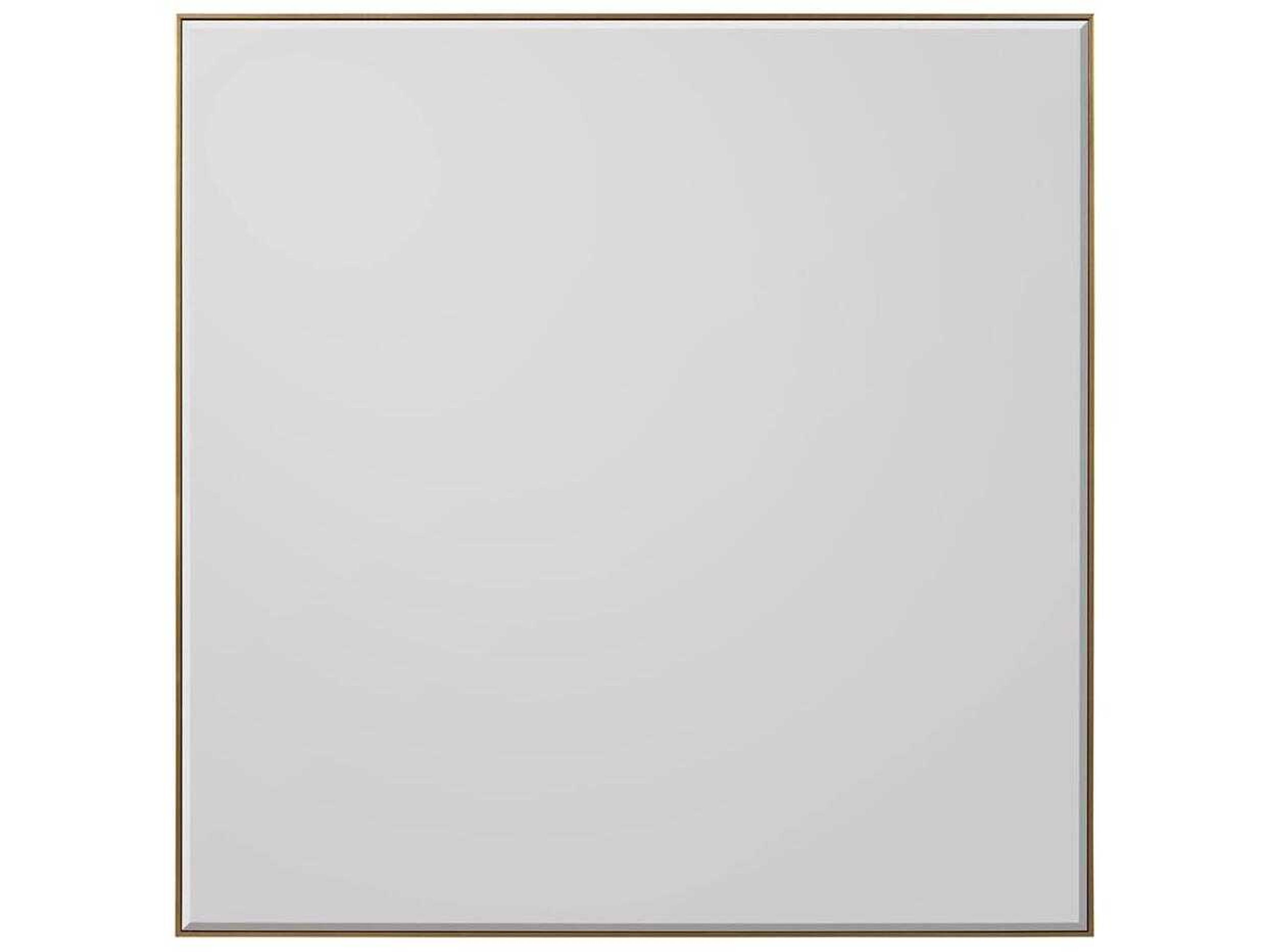 John Richard Shaye Rawson Rochester Gold Square Wall Mirror