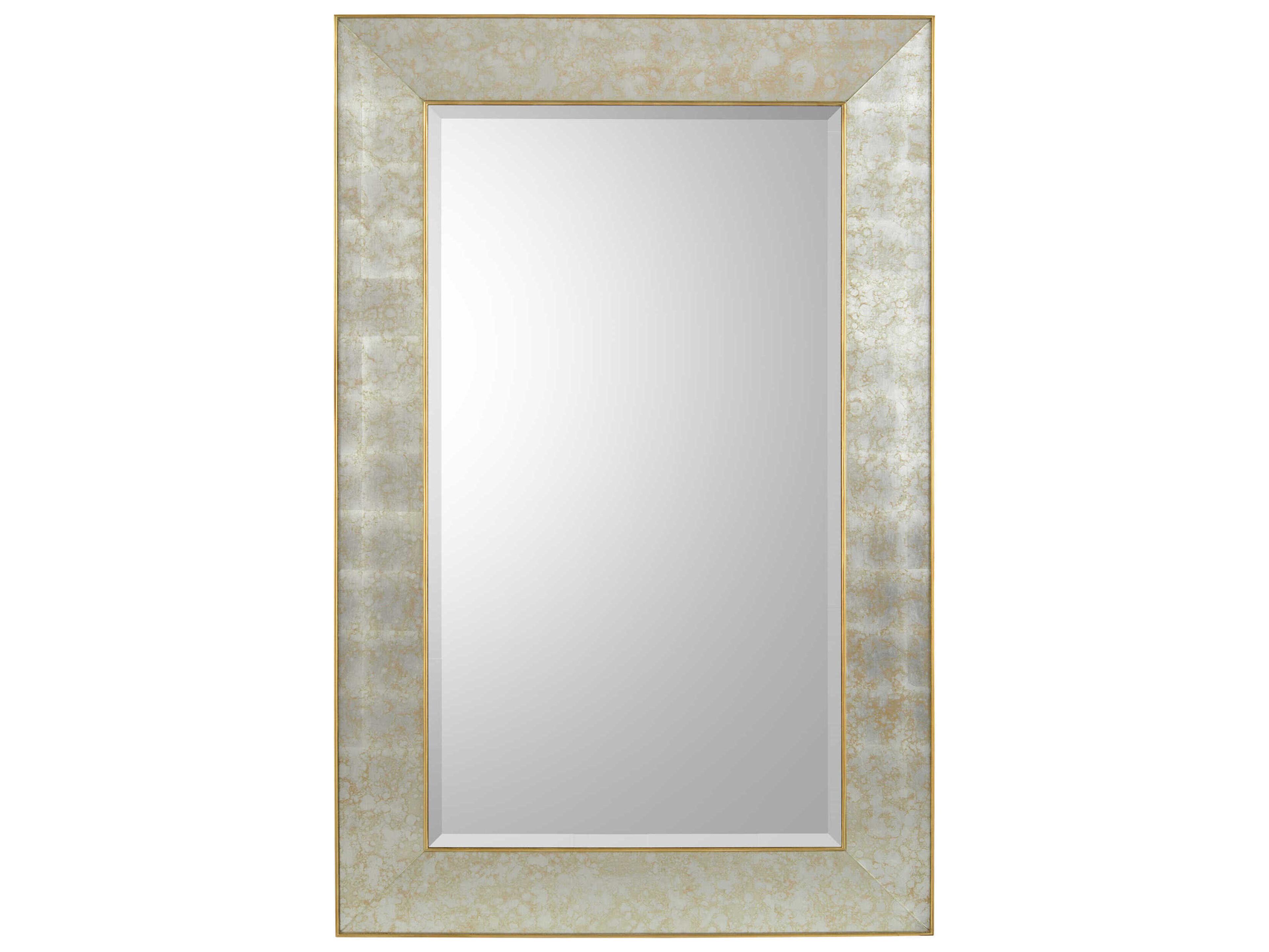 John Richard Adelaide Antique Champagne Rectangular Wall Mirror