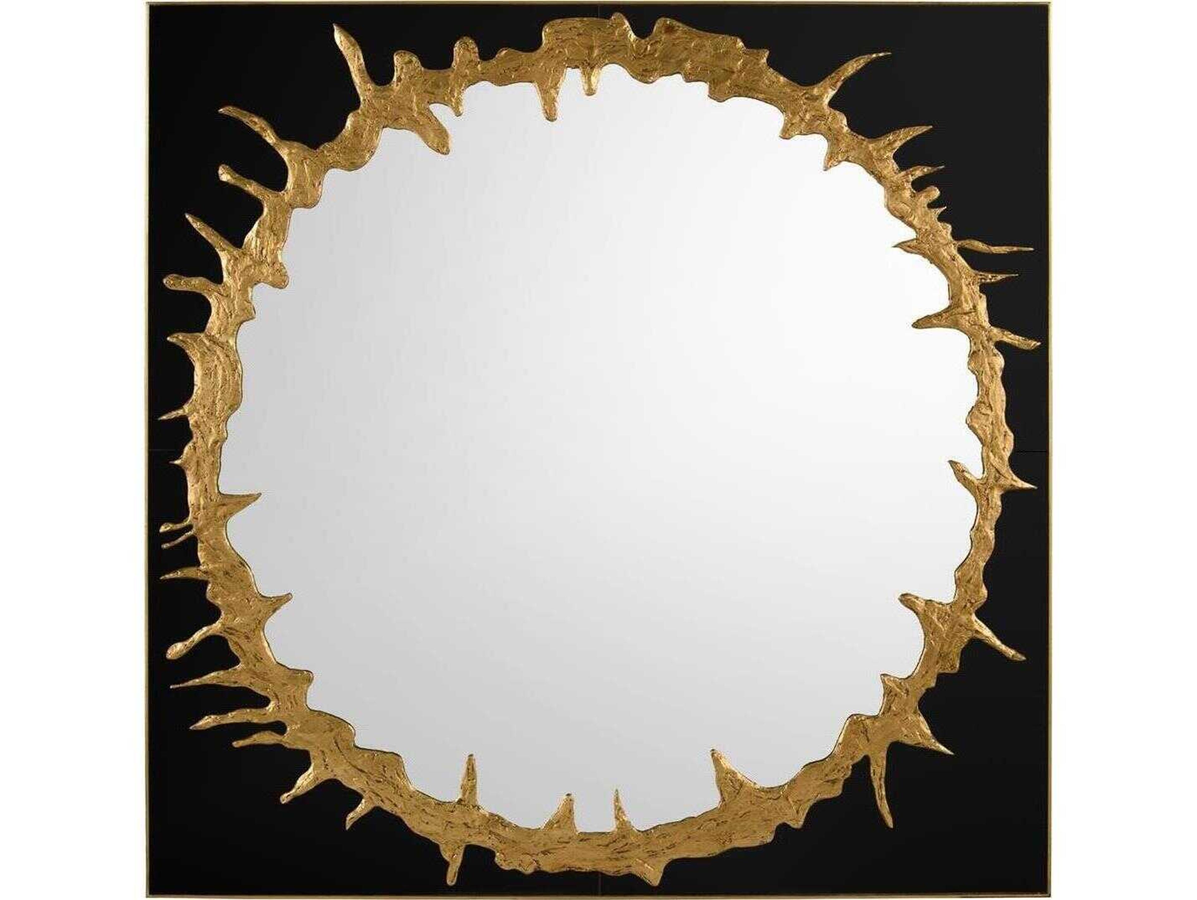 John Richard Prominence Gold Coast Square Wall Mirror
