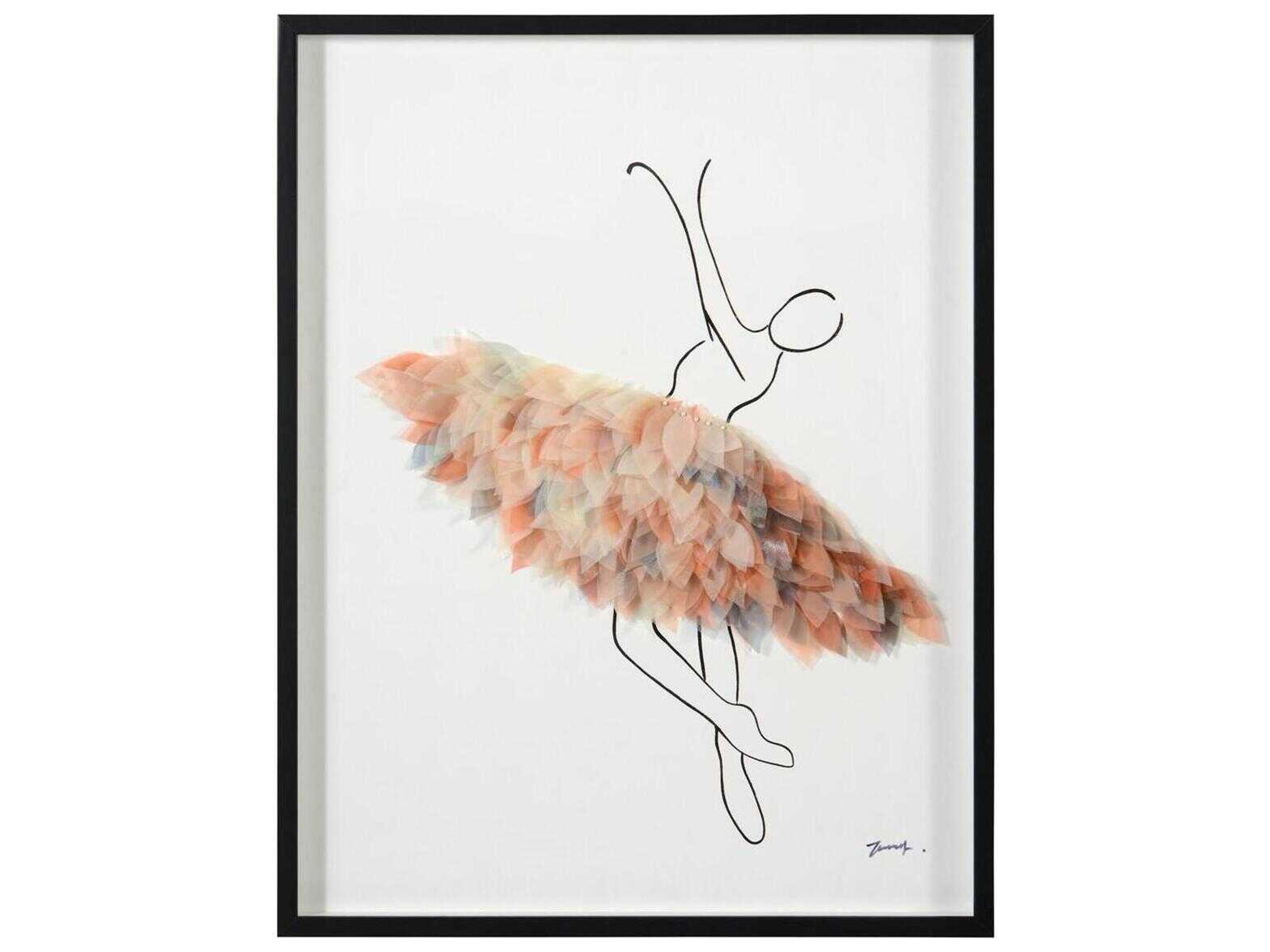 John Richard Tony Fey's En Pointe-III Shadow Box