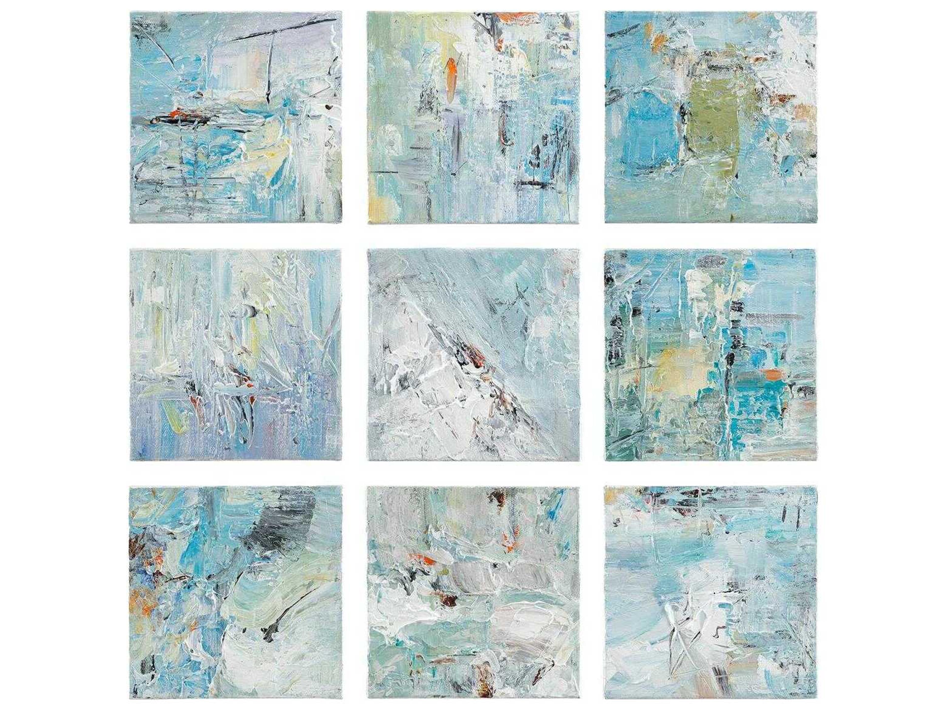 John Richard Tony Fey's Splash of Color (J-S) Wall Art Set of 9