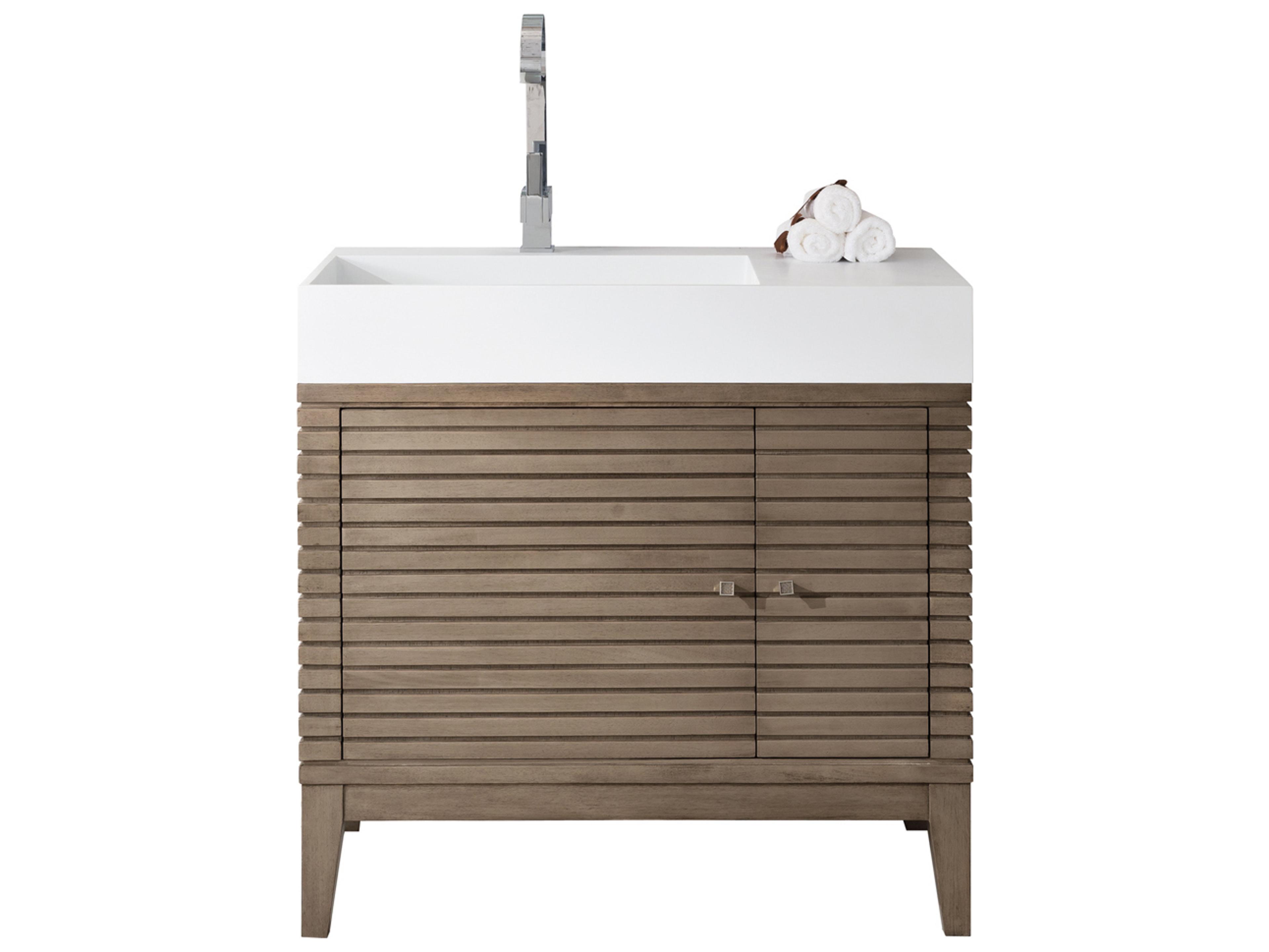 James Martin Linear 35" Single Vanity Cabinet