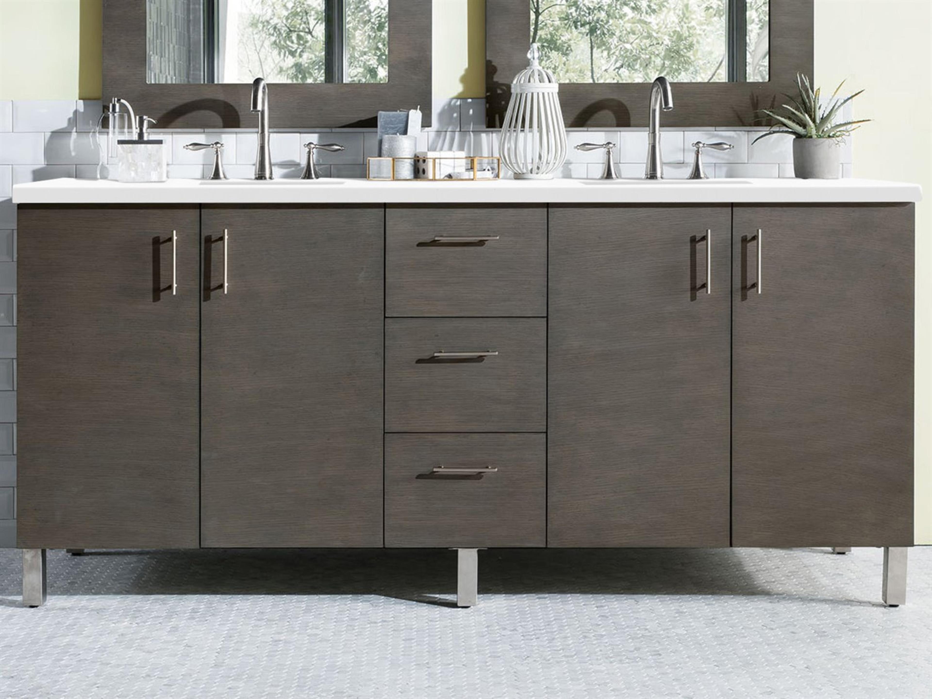 Metropolitan 72" Double Vanity Cabinet