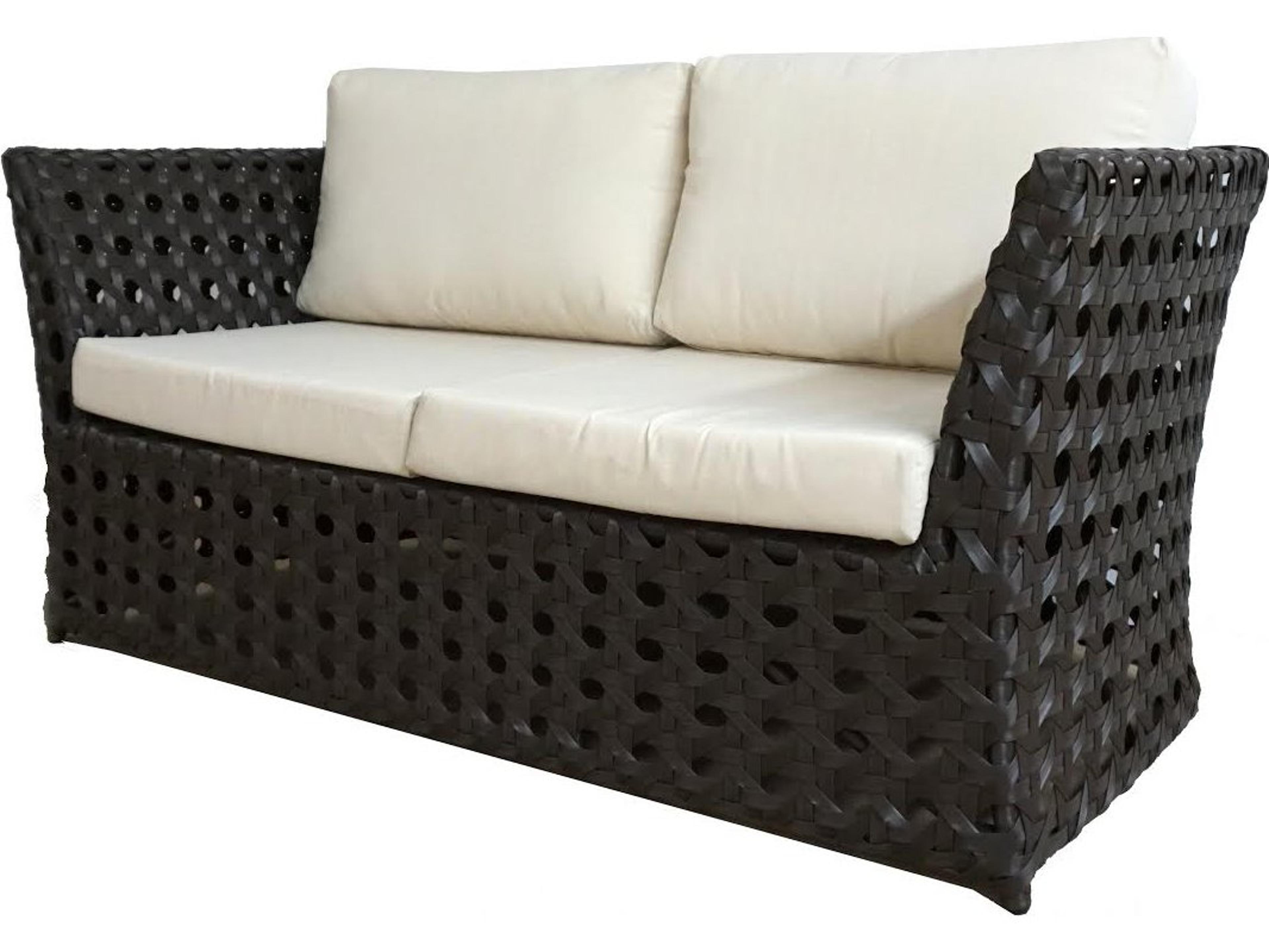 Schnupp Patio Open Wicker Loveseat