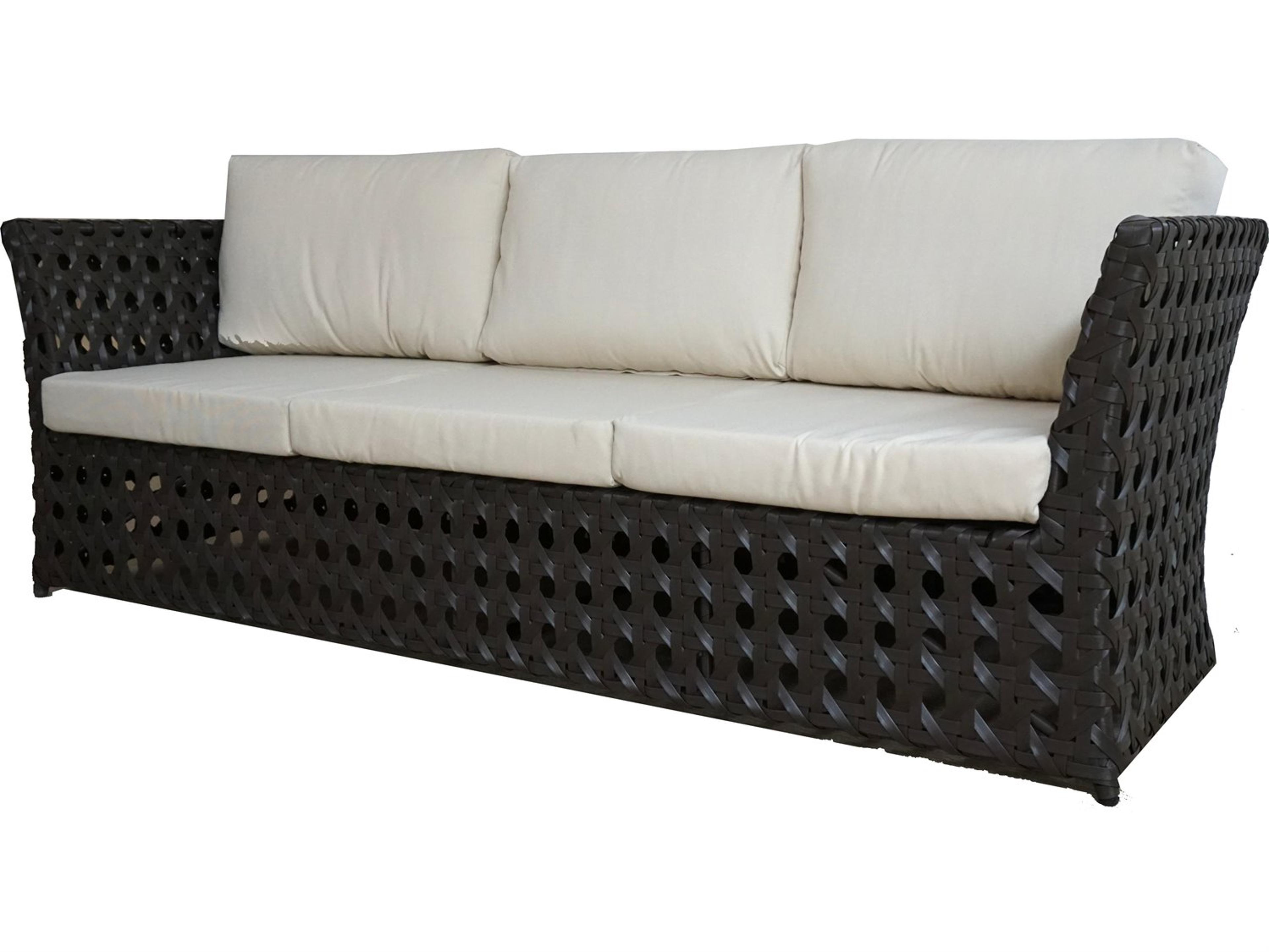 Open Wicker Sofa