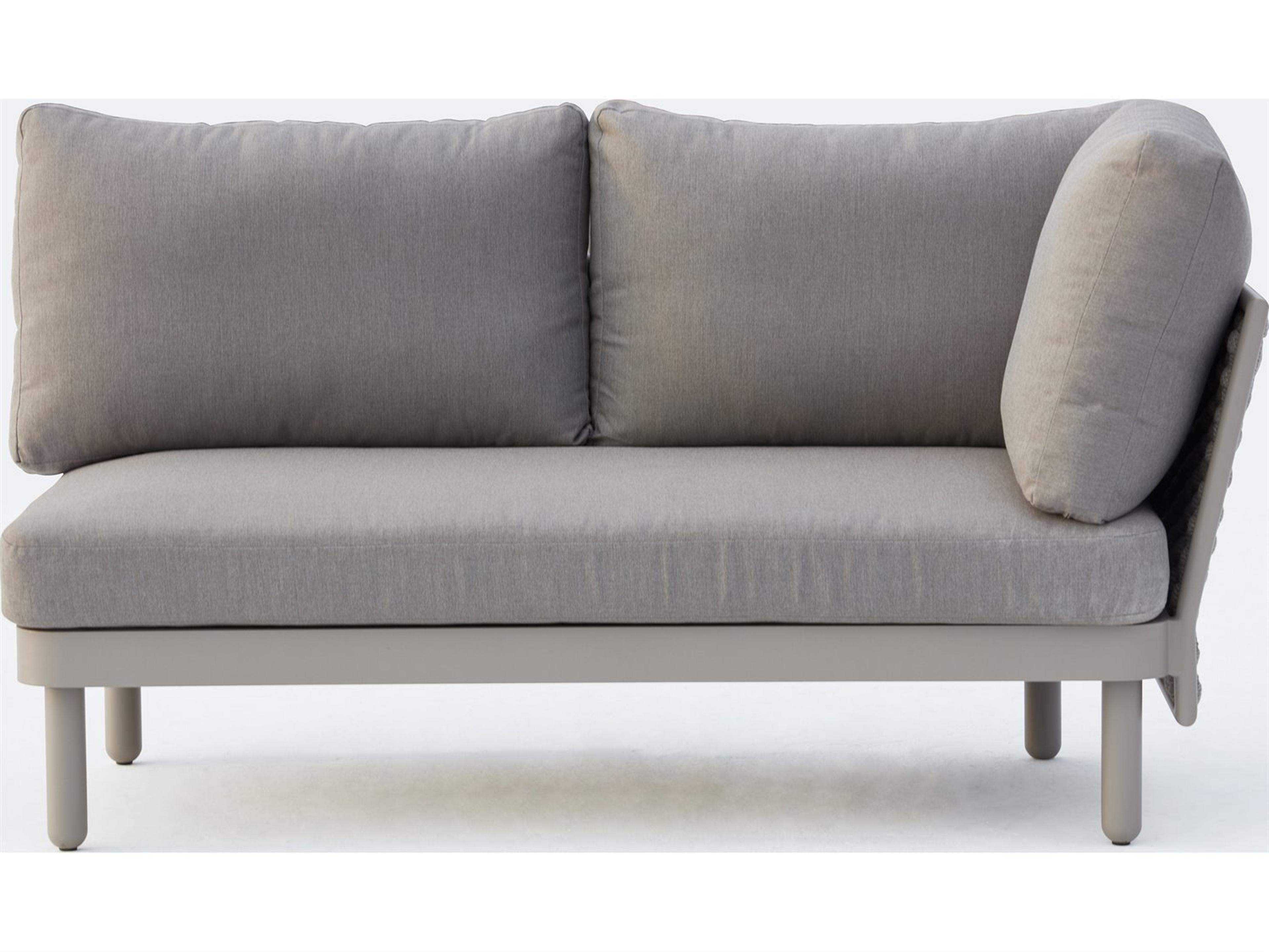 Palma Aluminum Right Facing Loveseat