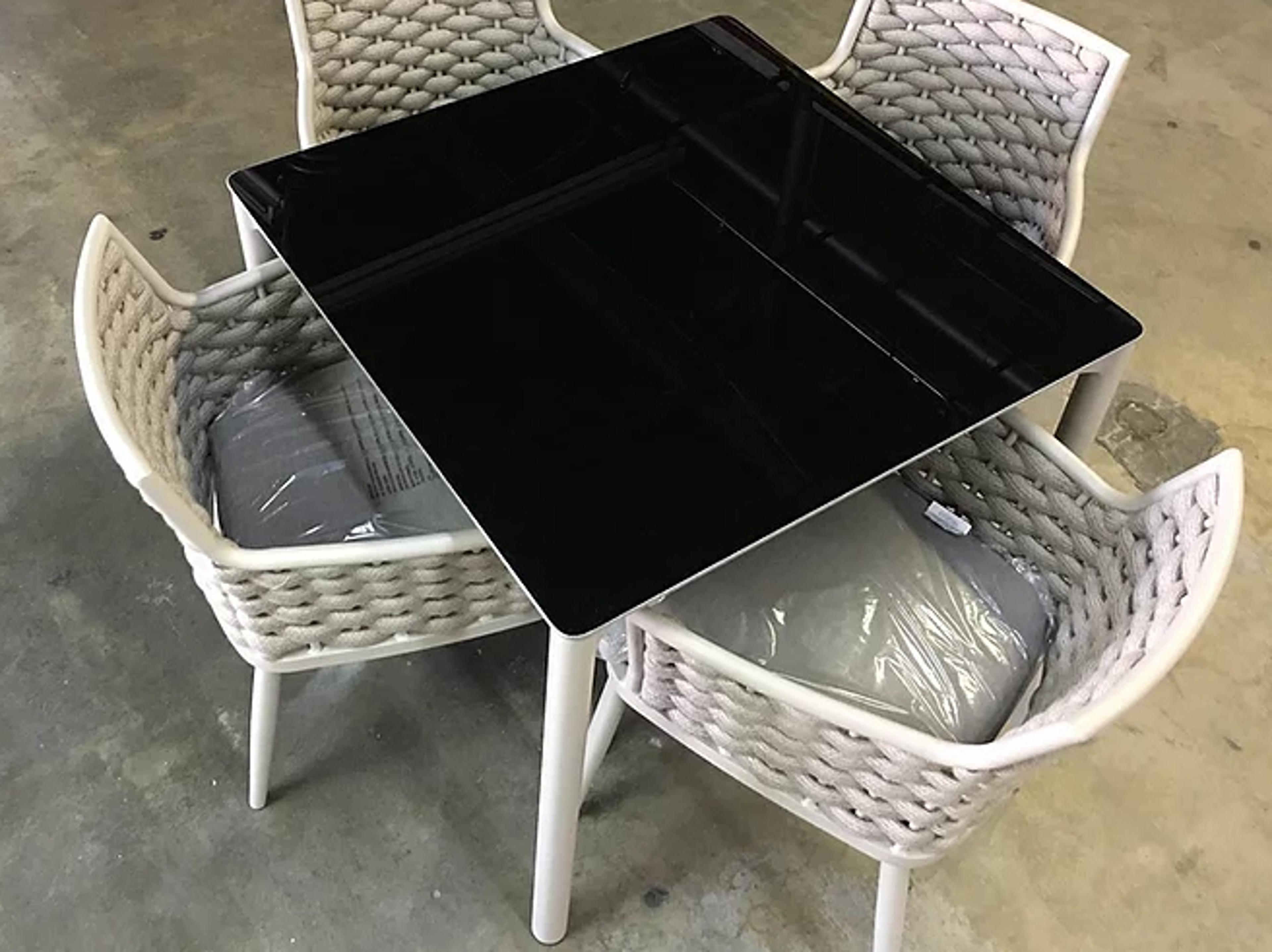 Schnupp Patio Palma Aluminum Square Dining Table