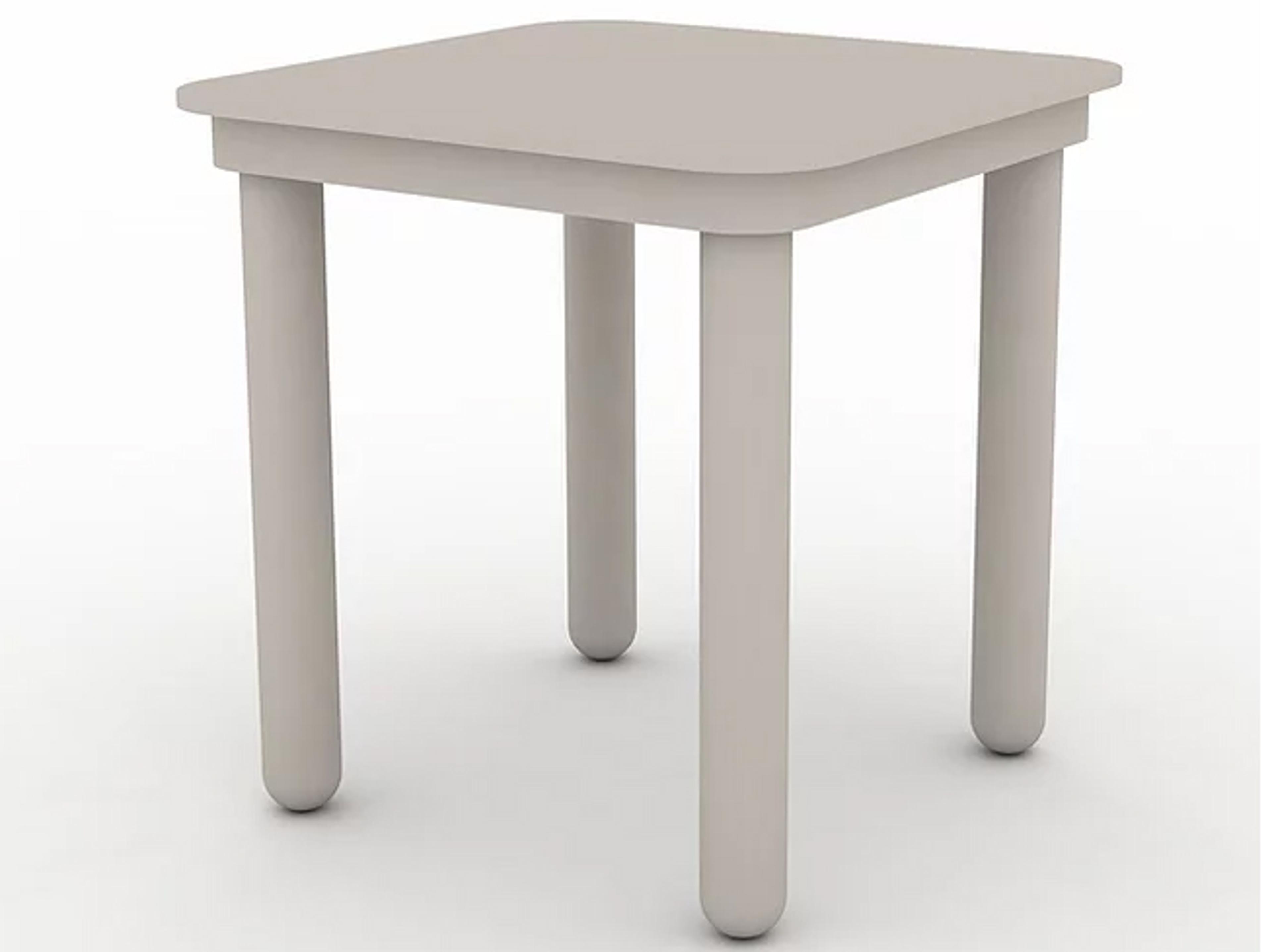 Schnupp Patio Palma Aluminum Square End Table
