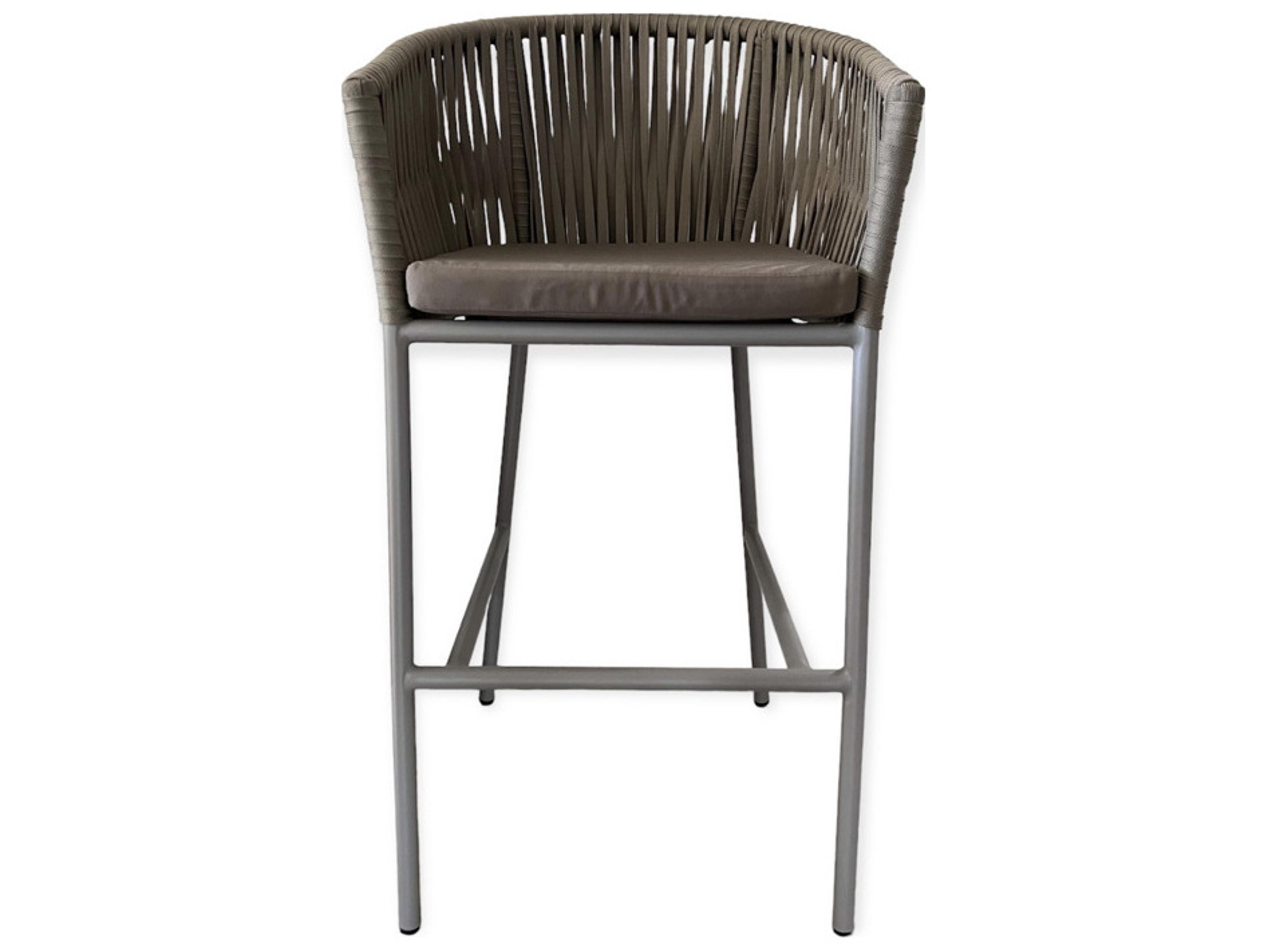 Schnupp Patio Rope Aluminum Bar Stool