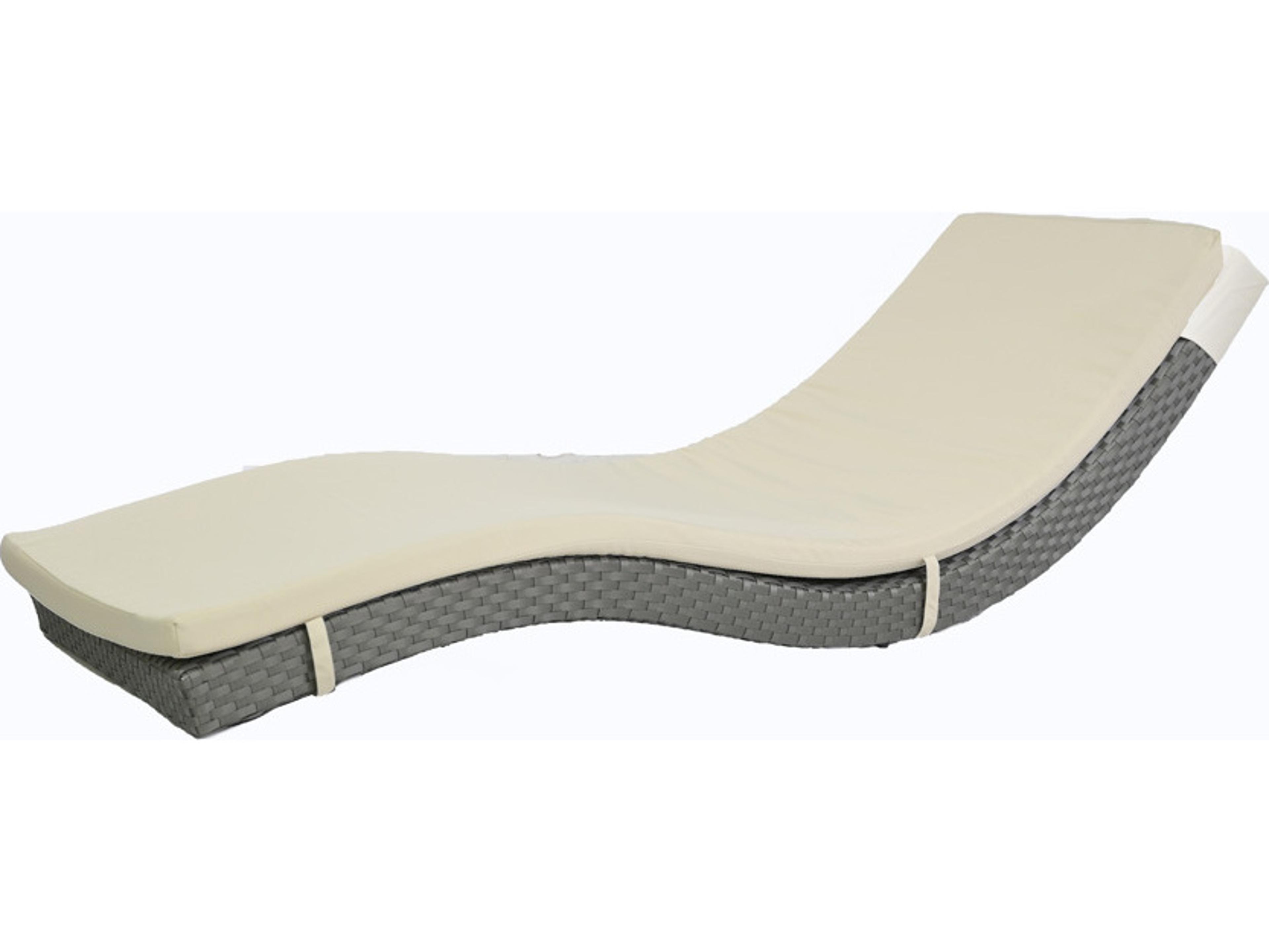 Schnupp Patio Wave Wicker Gray Chaise Lounge