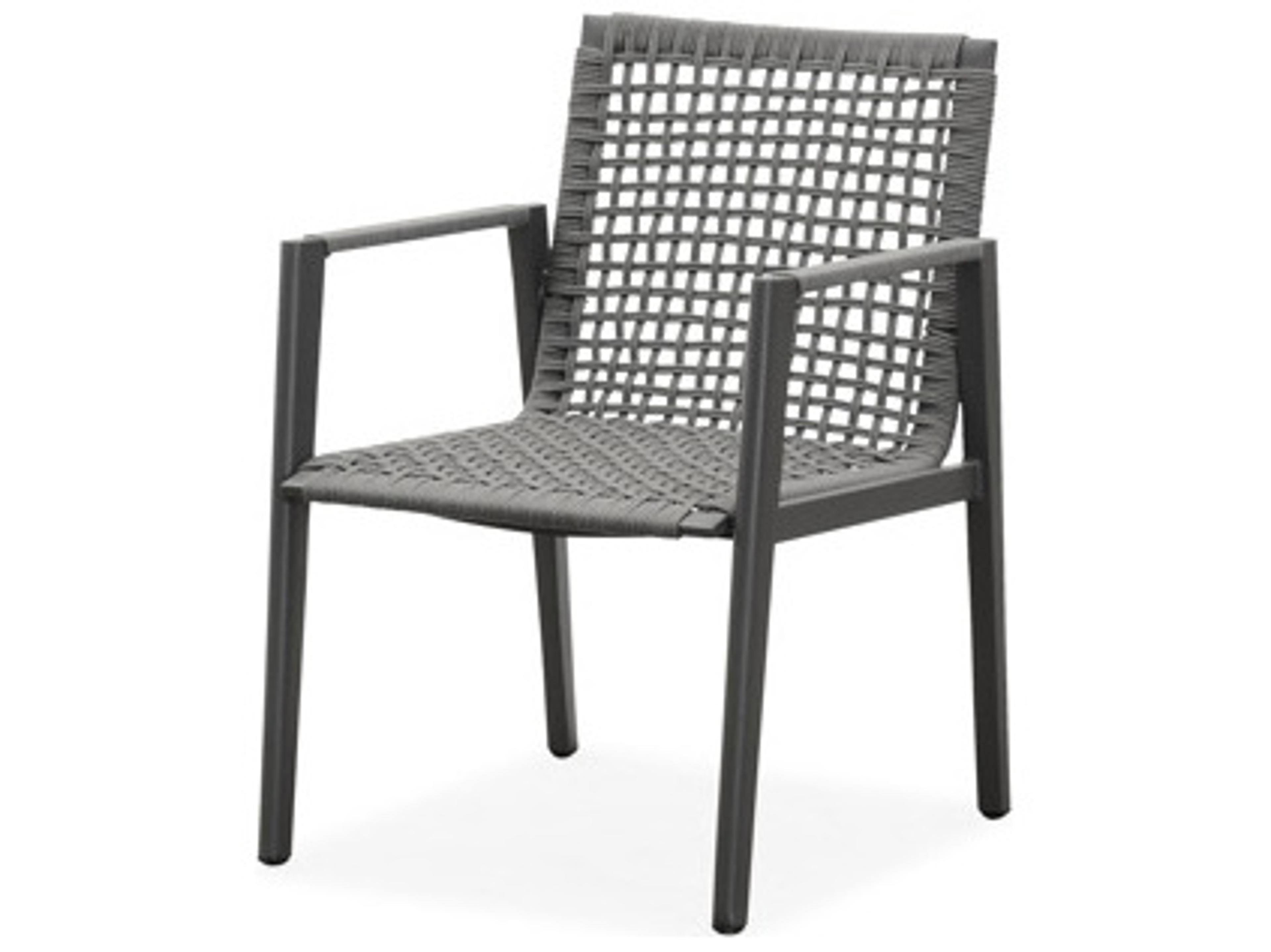 Schnupp Patio Caicos Aluminum Rope Dining Arm Chair
