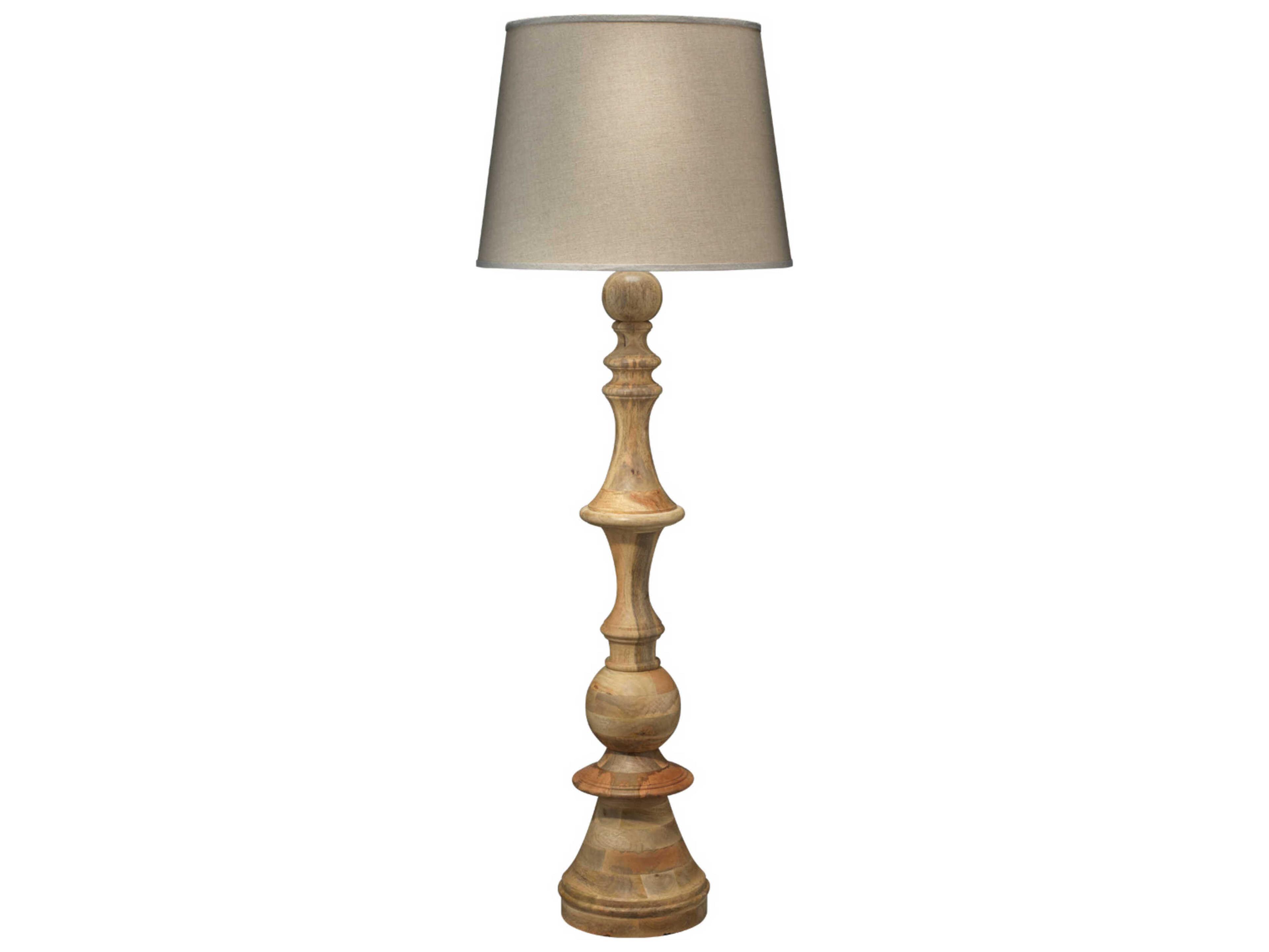 Jamie Young Budapest Natural Wood Floor Lamp