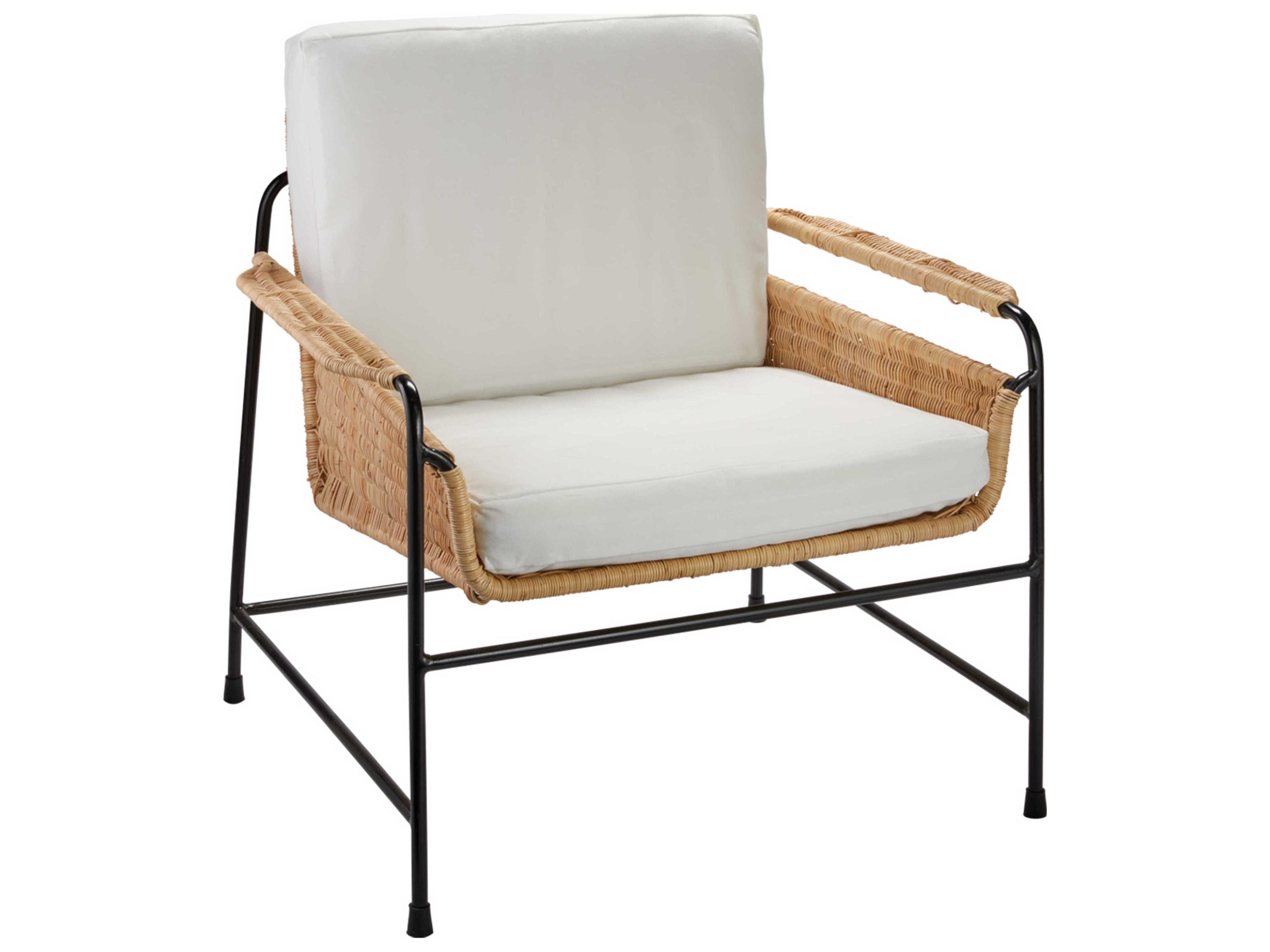 Jamie Young Brown Fabric Accent Chair