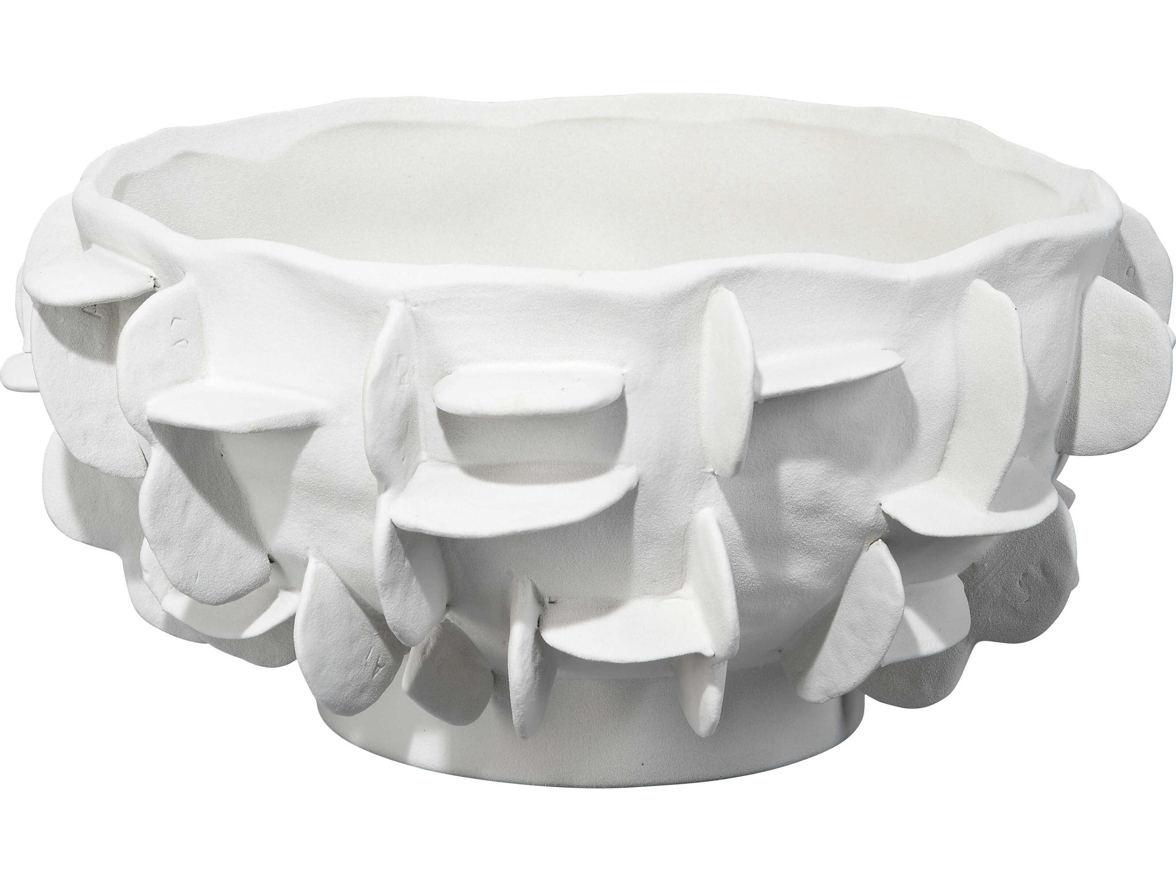 Jamie Young White Helios Decorative Bowl