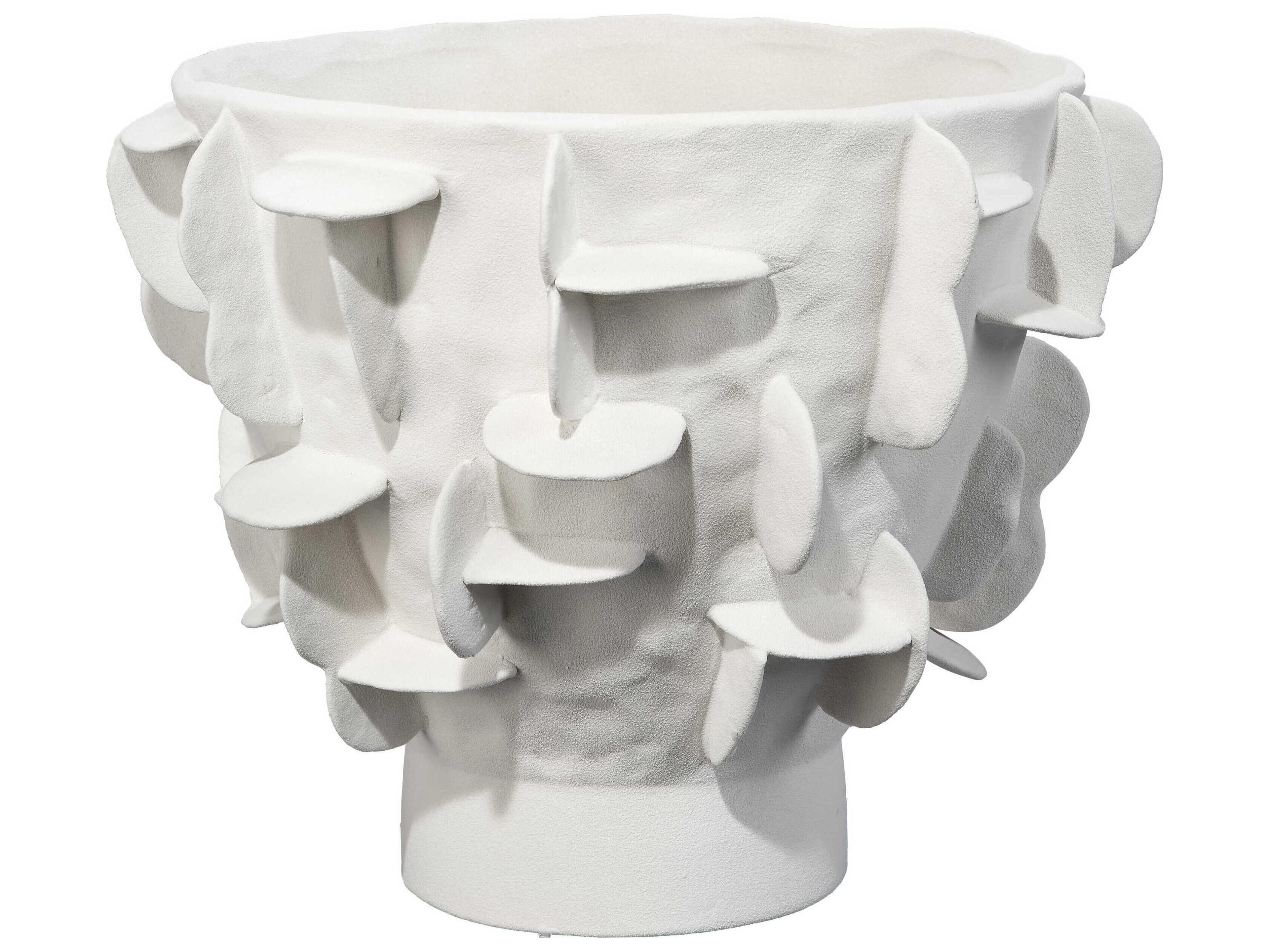 Jamie Young Helios White Vase