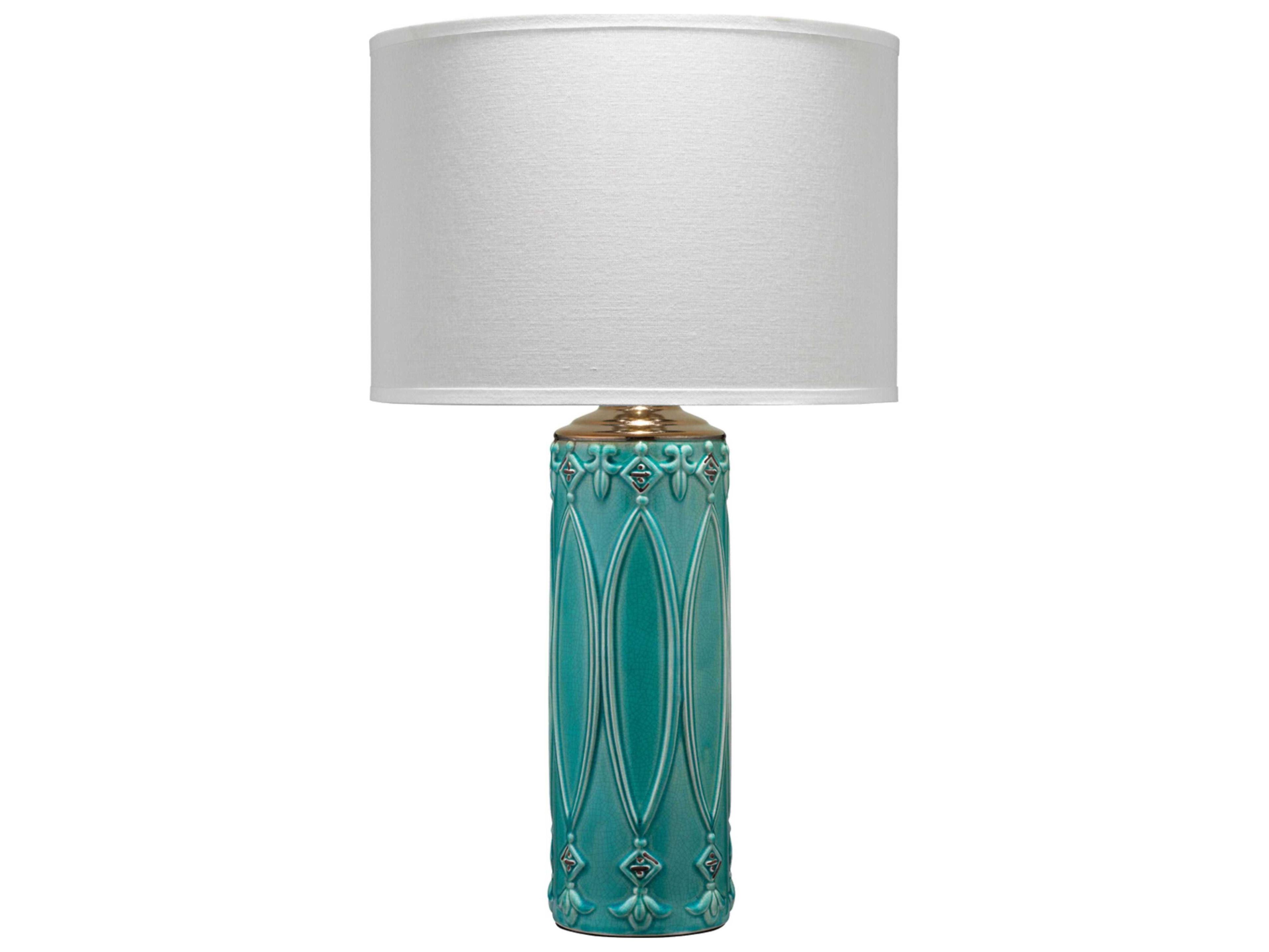 Jamie Young Tabitha Turquoise Green Traditional Buffet Lamp