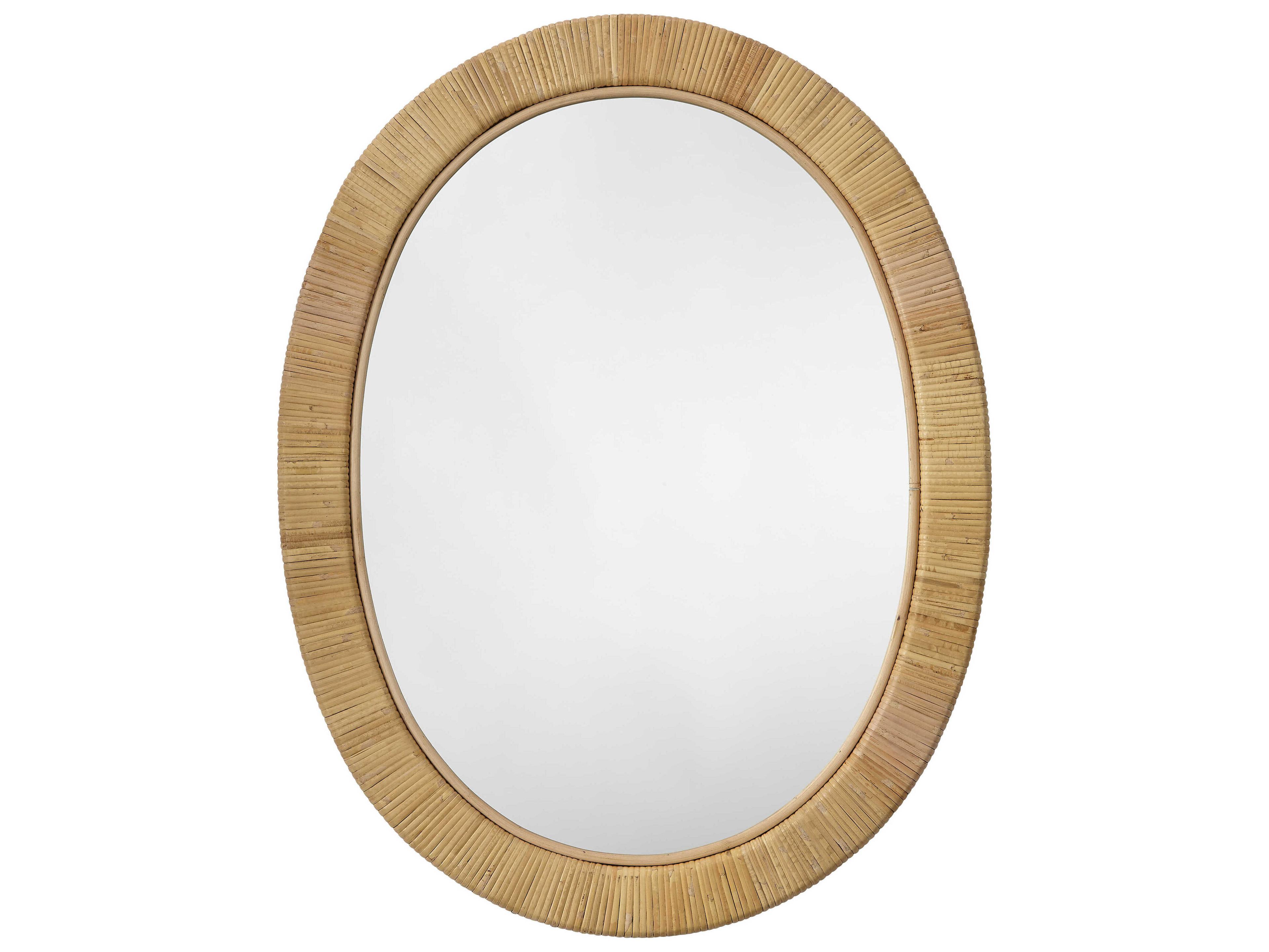 Jamie Young Aloha Natural Oval Wall Mirror