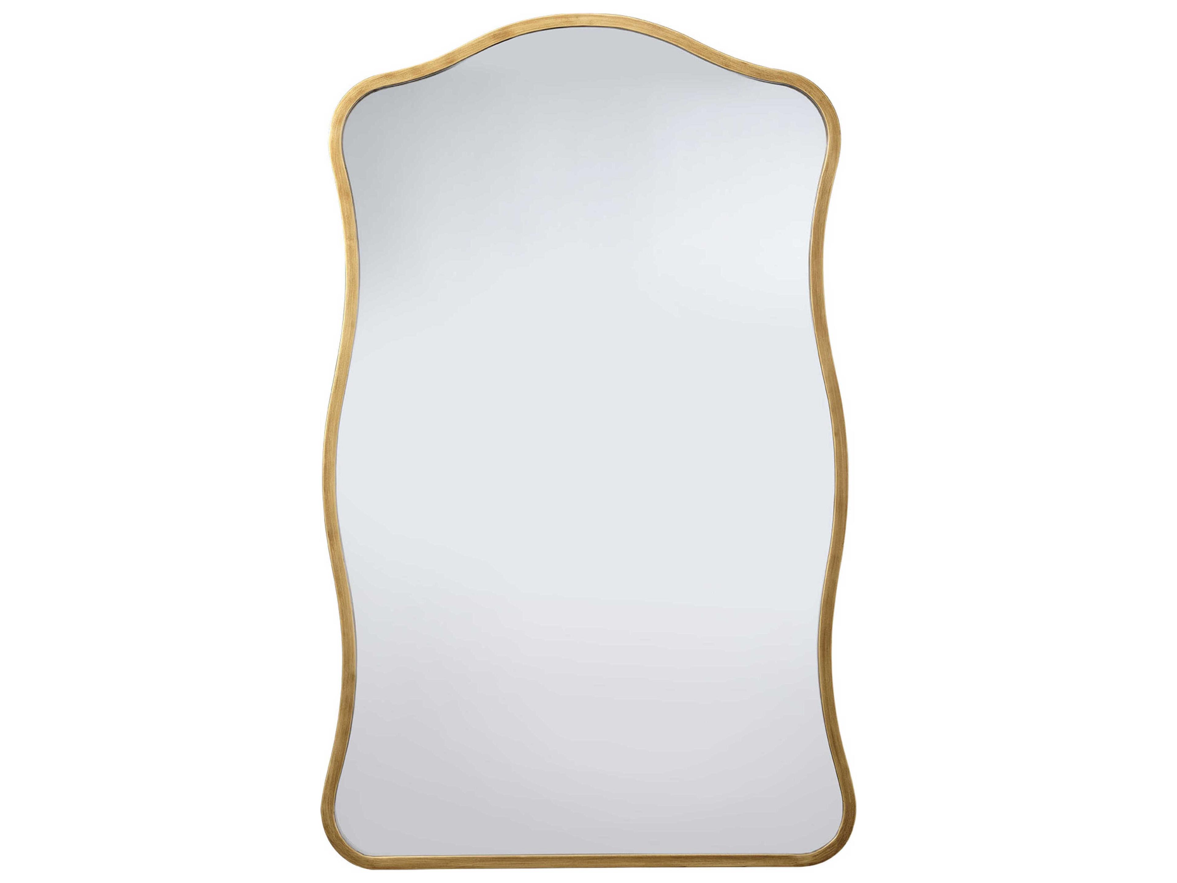 Jamie Young Aurora Antique Brass Wall Mirror