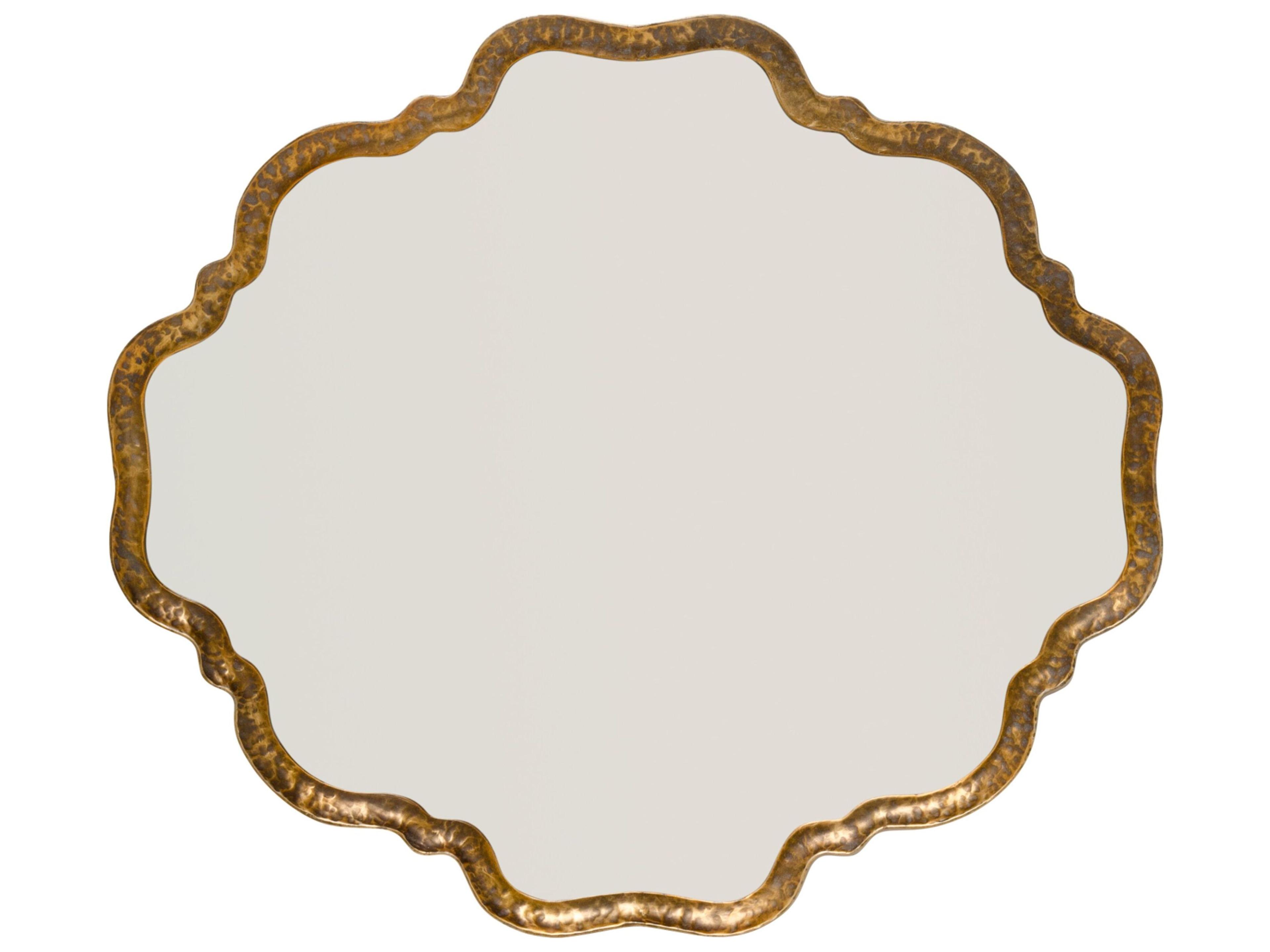 Jamie Young Elise Antique Brass Wall Mirror