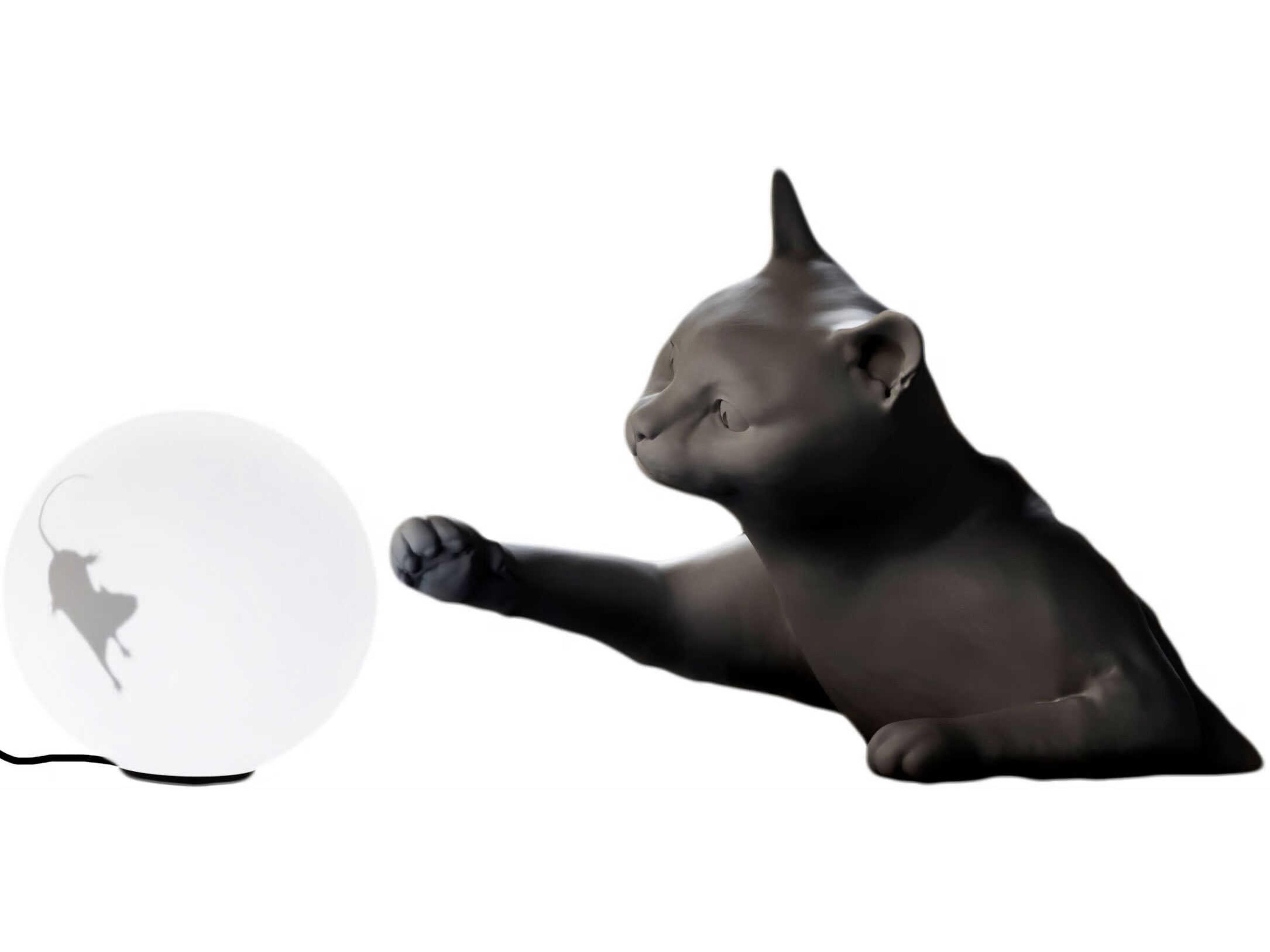 Karman Maoo Charcoal Black Table Lamp